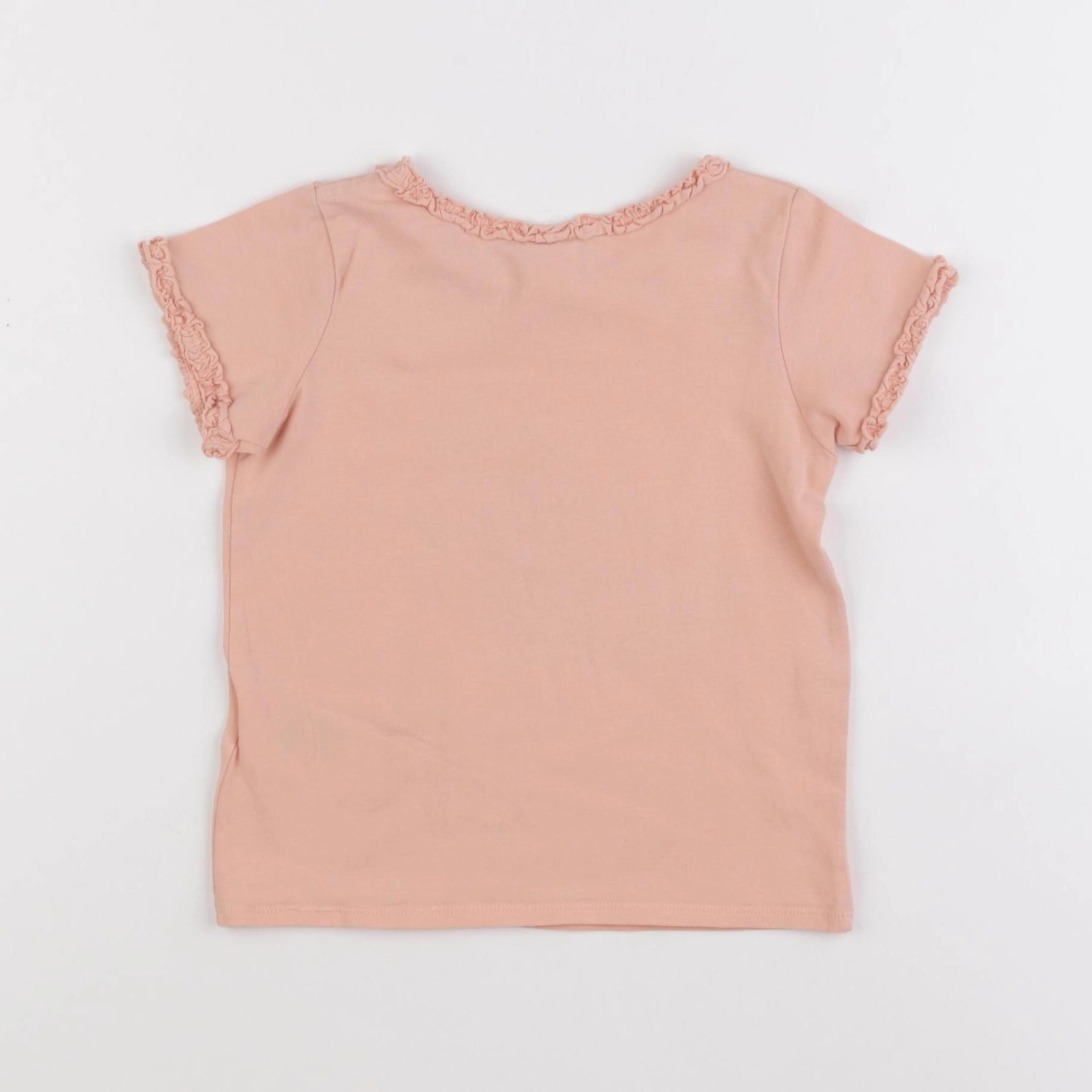 H&M - tee-shirt rose - 12/18 mois