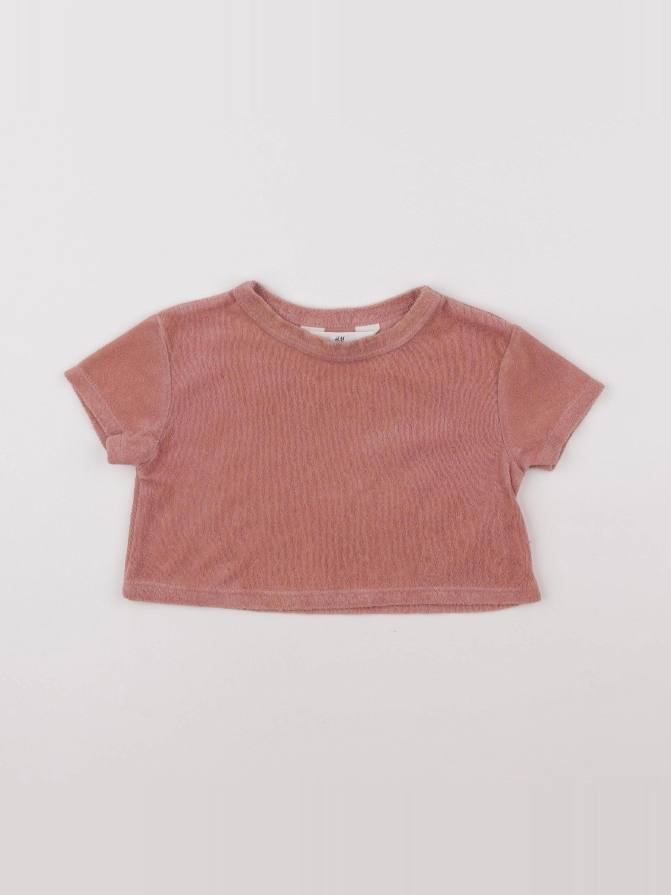 H&M - tee-shirt rose - 1 an à 2 ans