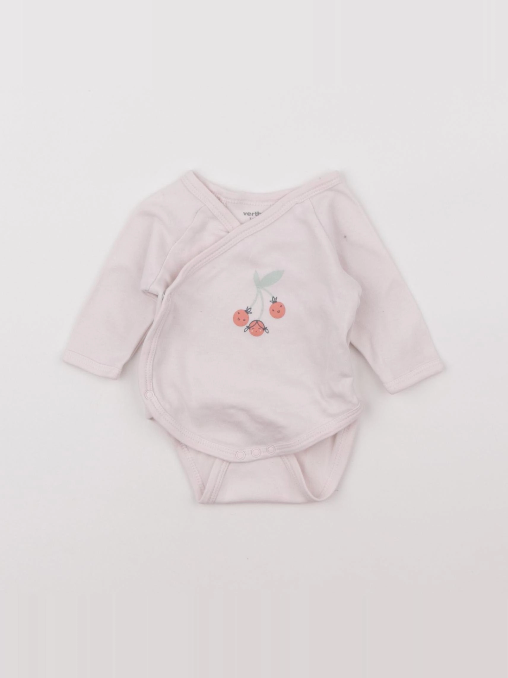Vertbaudet - body rose - 1 mois