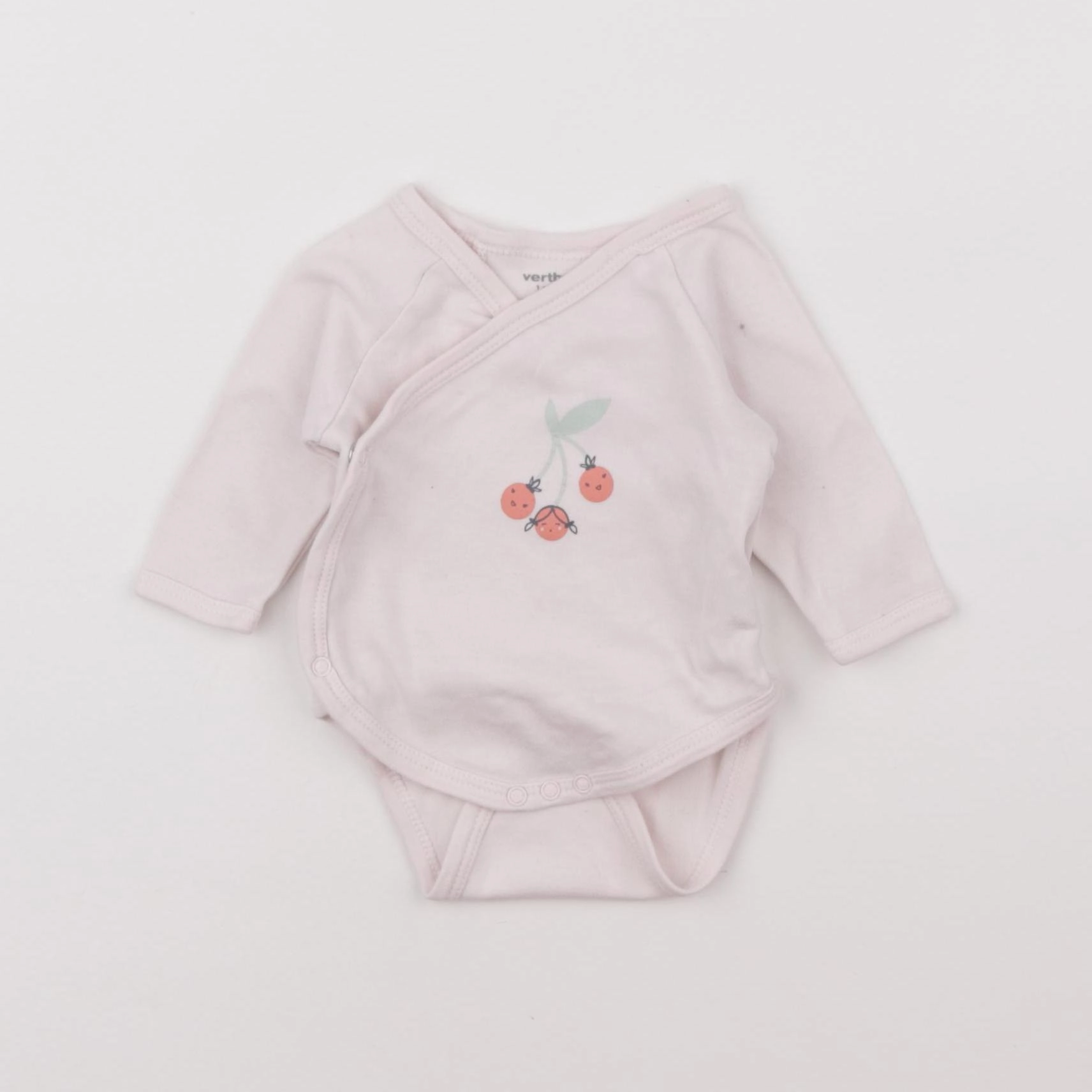 Vertbaudet - body rose - 1 mois