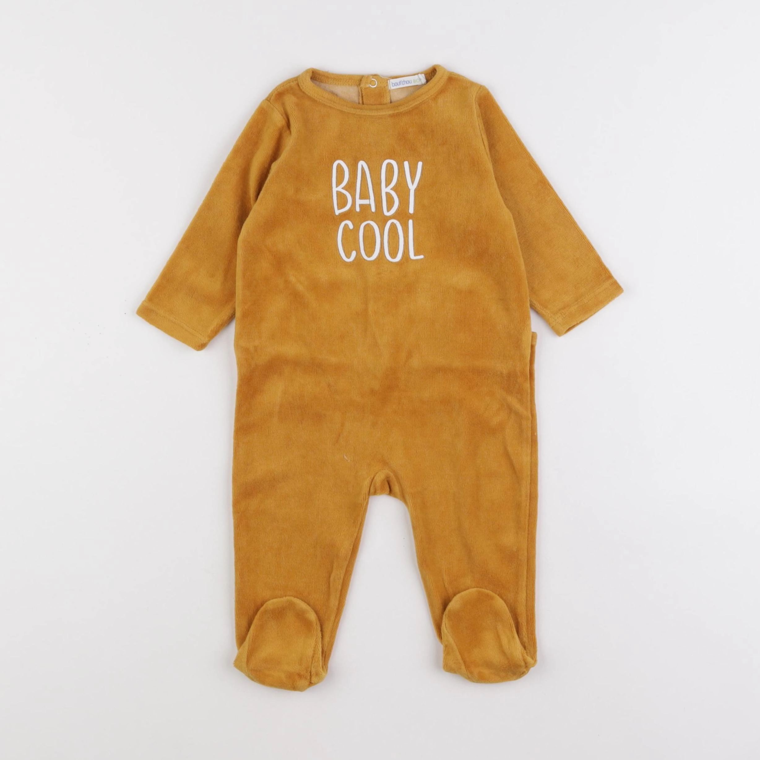 Boutchou - pyjama velours jaune - 6 mois