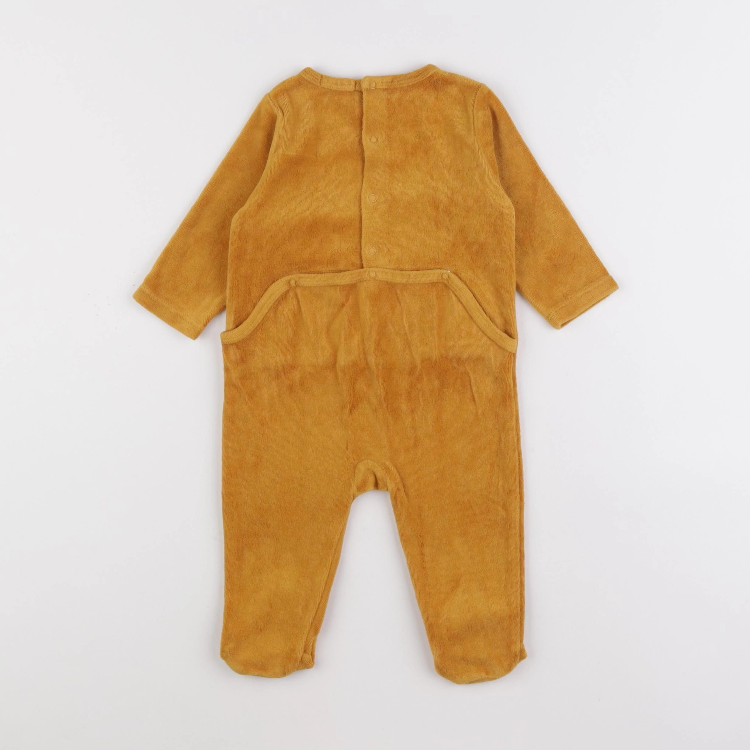 Boutchou - pyjama velours jaune - 6 mois