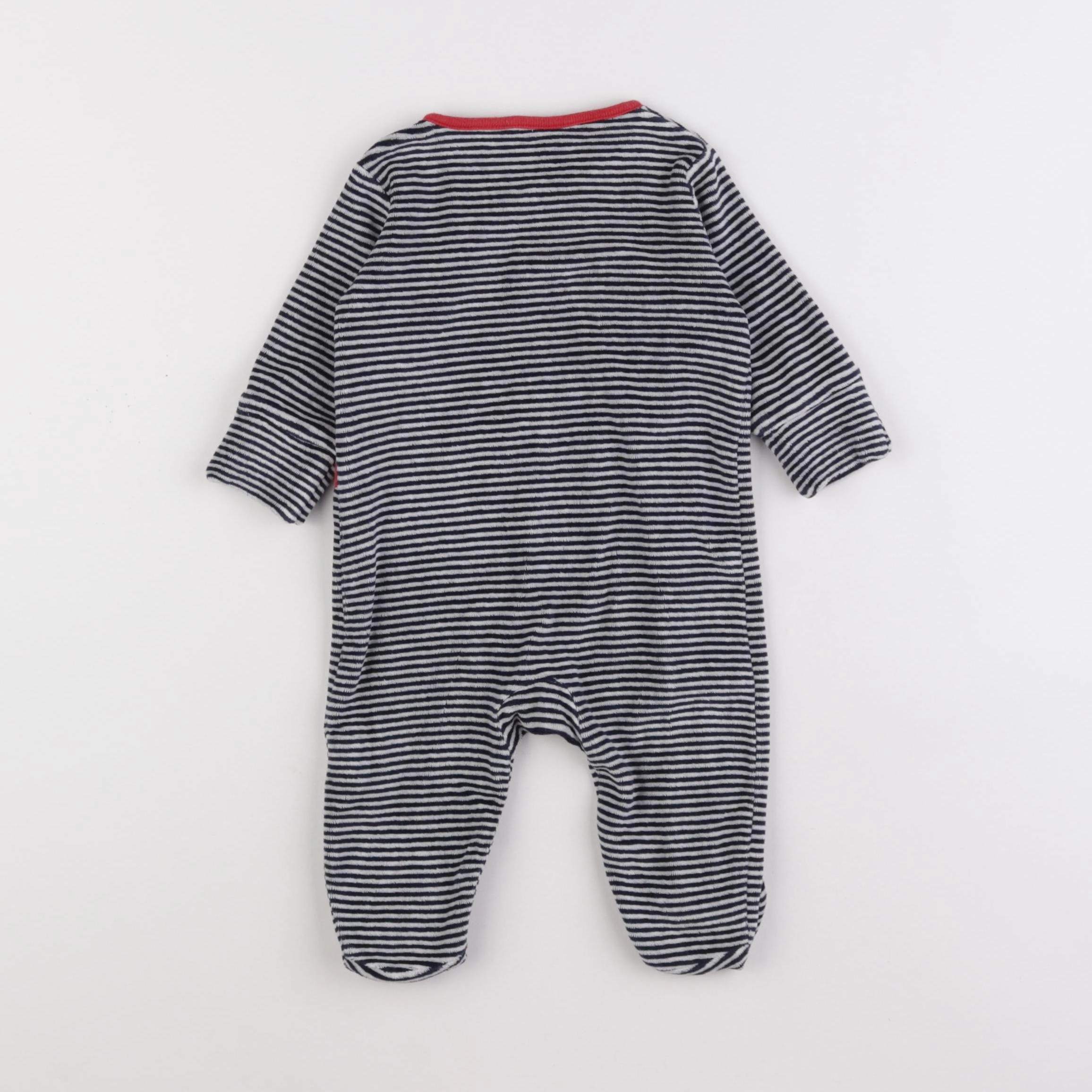 Next - pyjama velours bleu - 3 mois