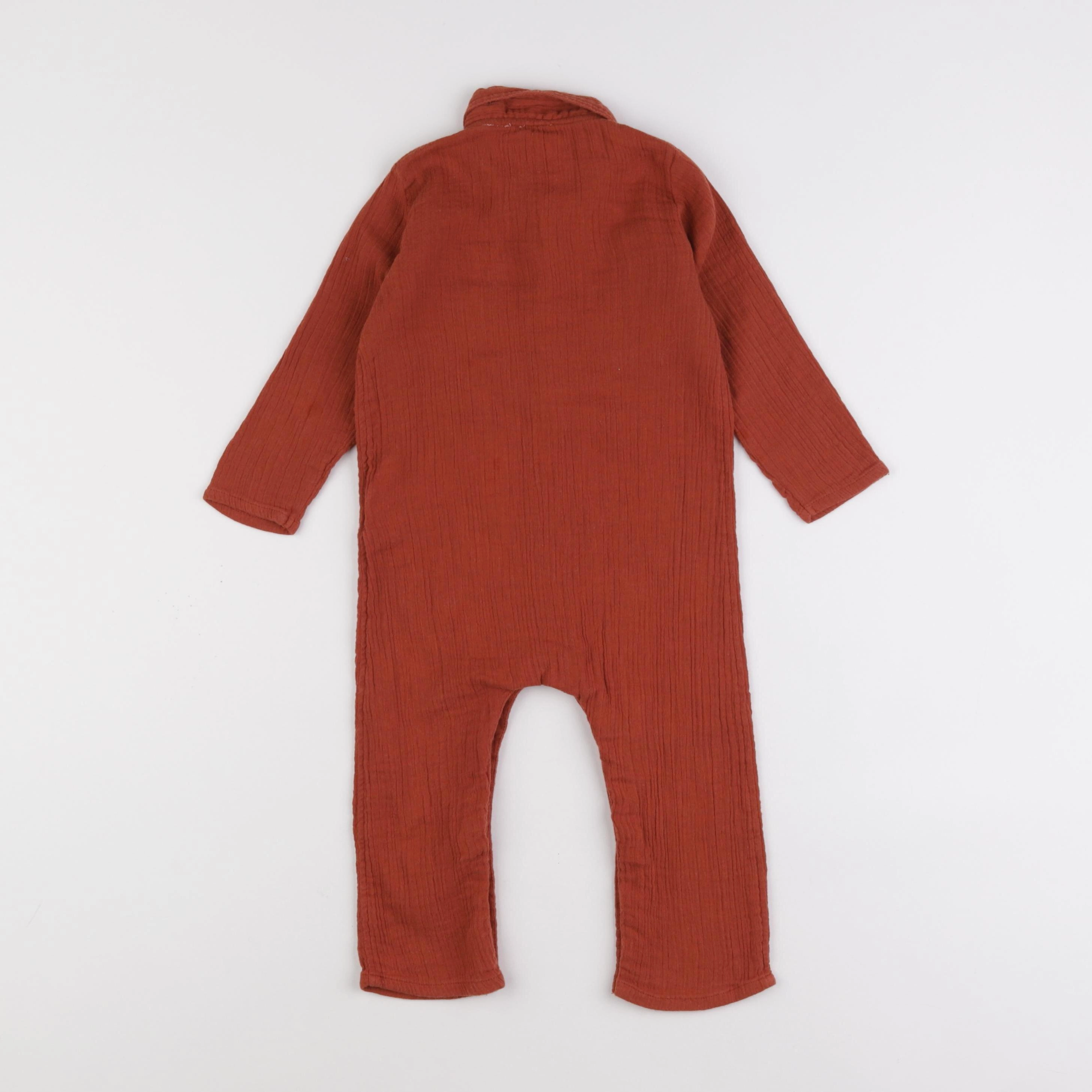 Boutchou - combinaison marron - 12 mois