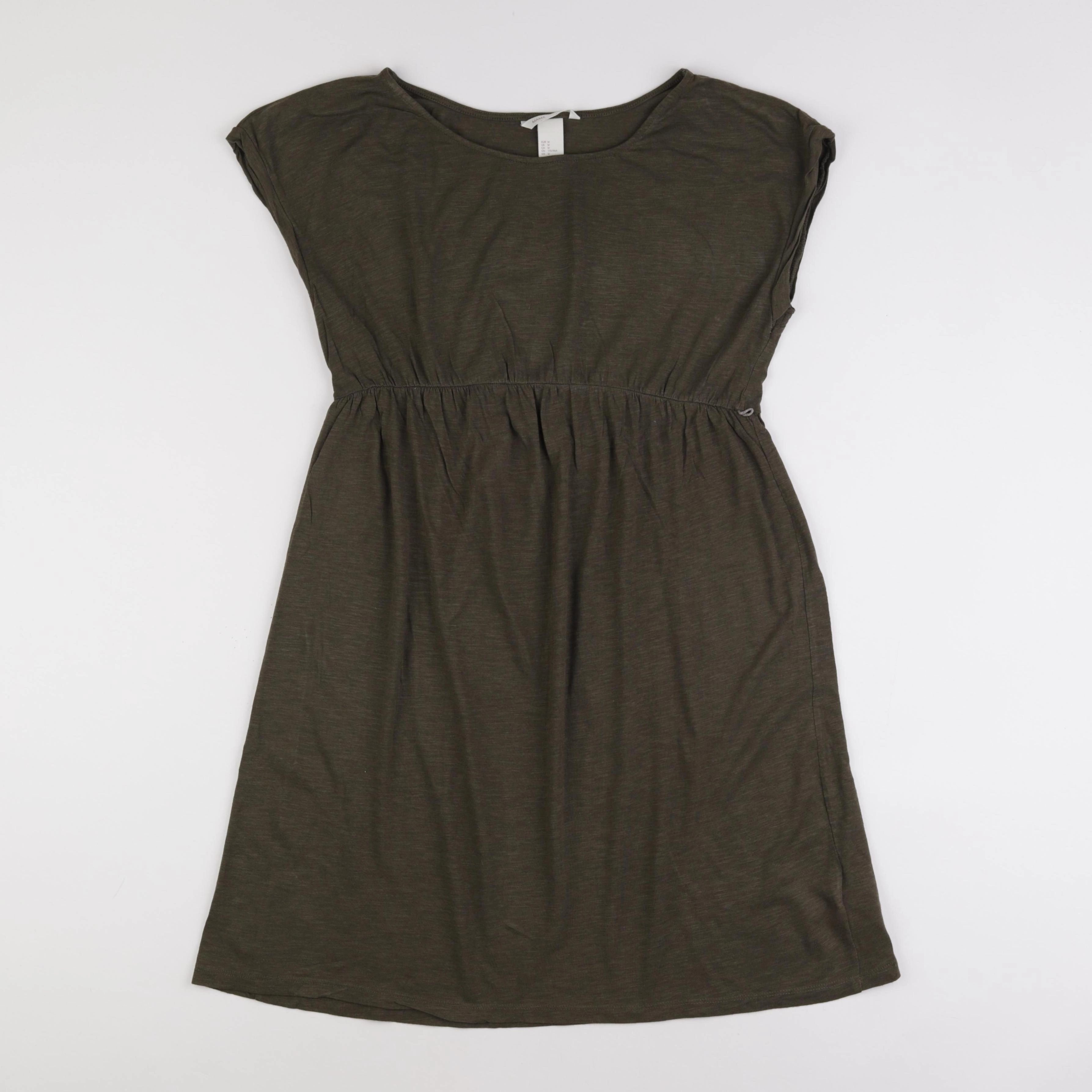 H&M - robe grossesse vert - M