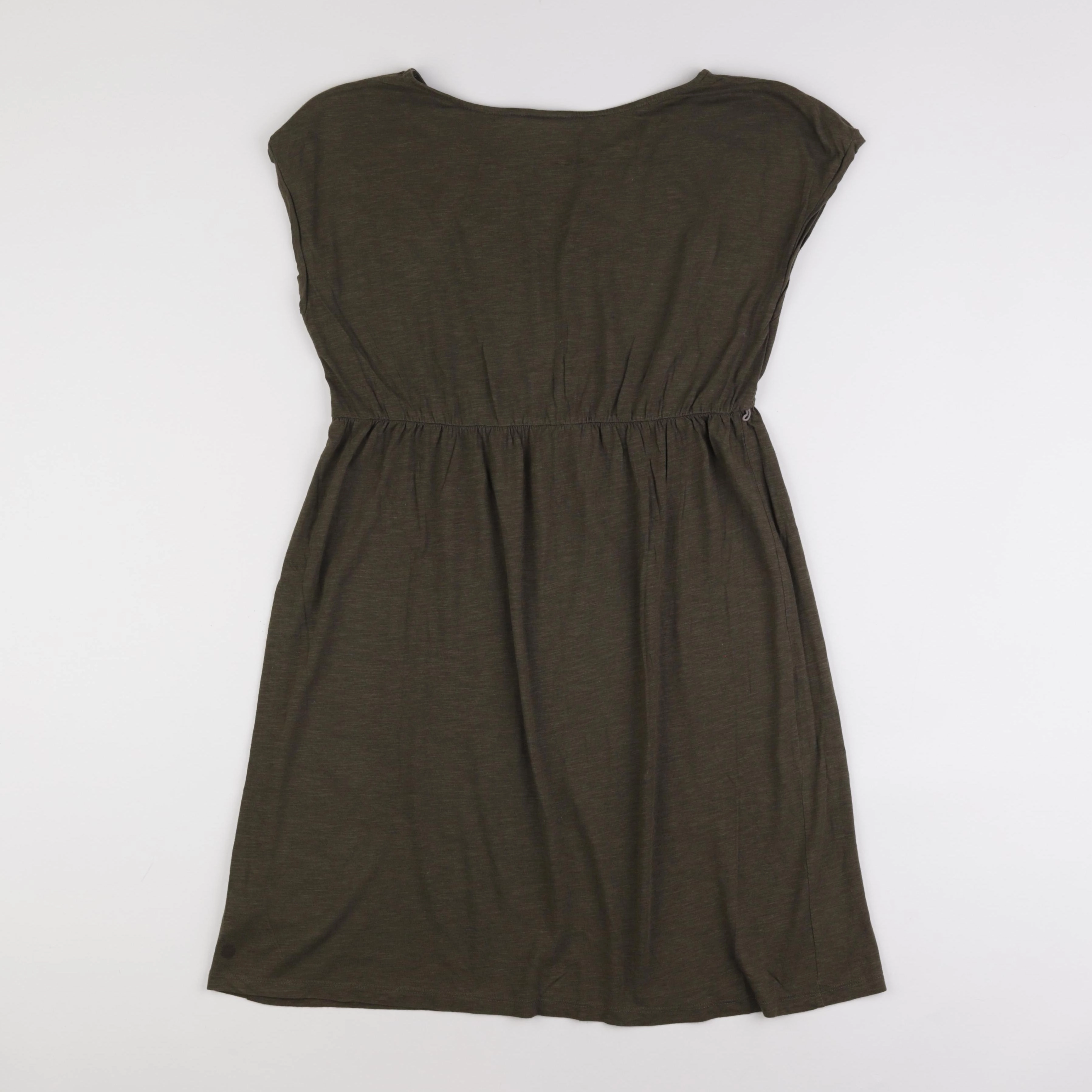 H&M - robe grossesse vert - M