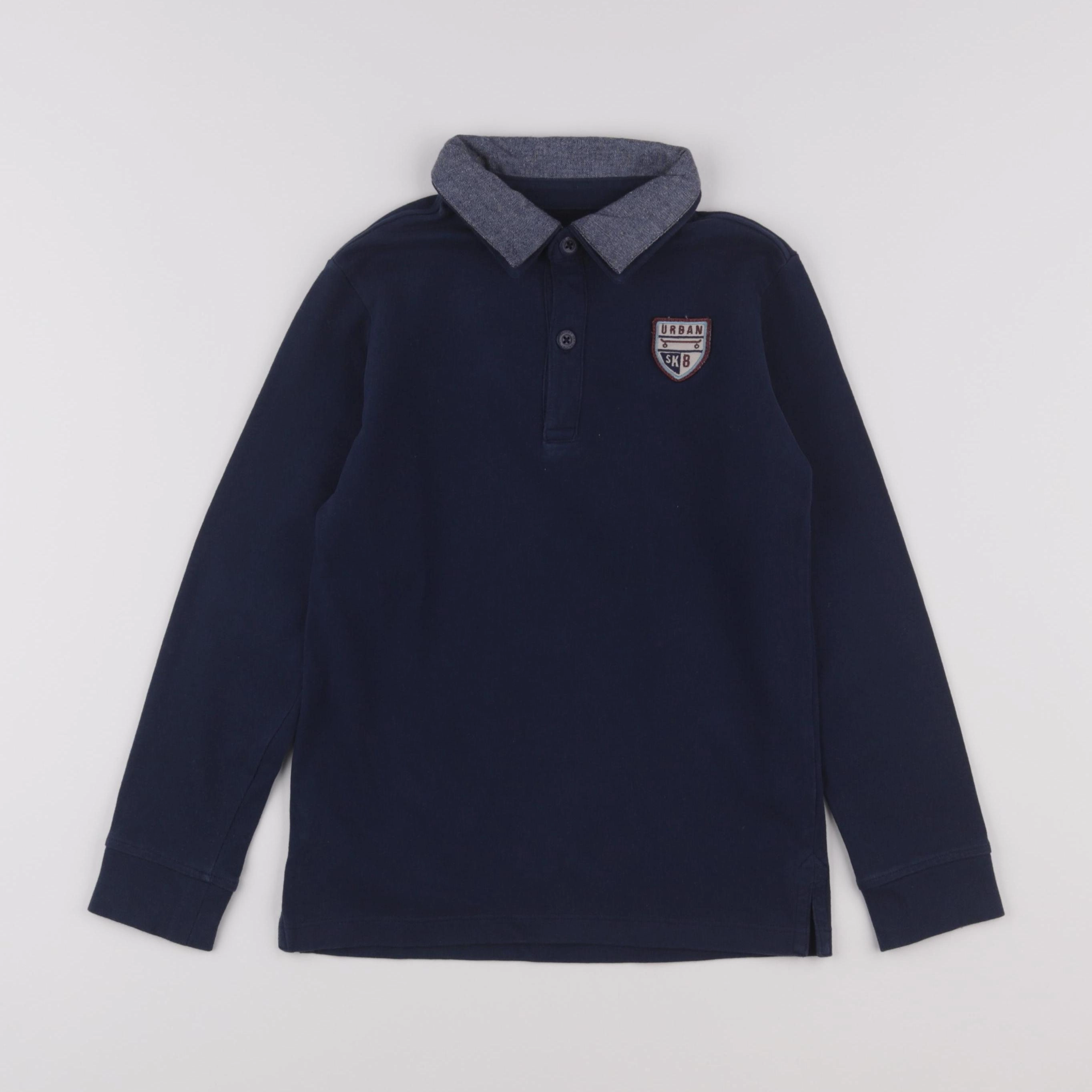 Vertbaudet - polo bleu - 8 ans