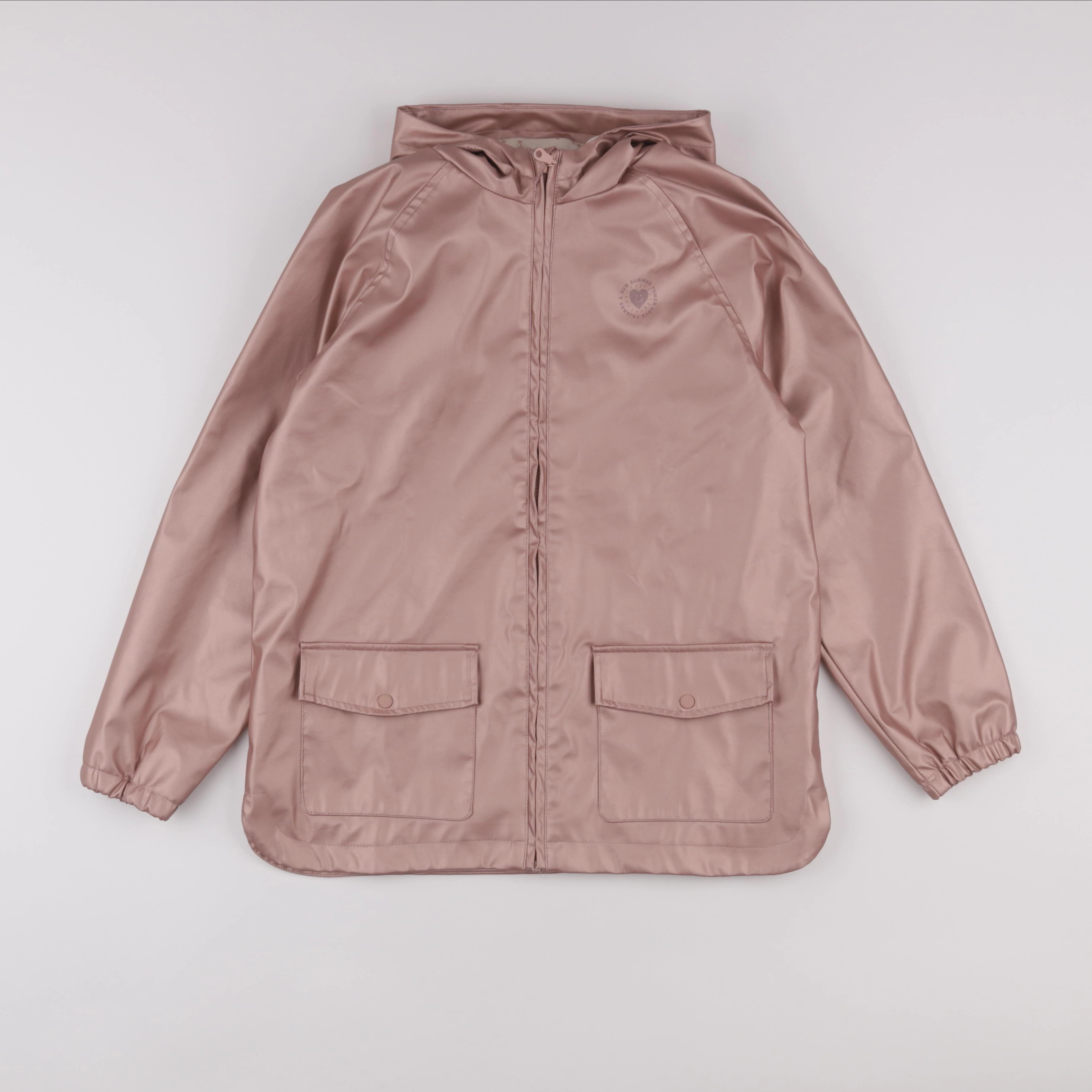 Vertbaudet - imperméable rose - 14 ans