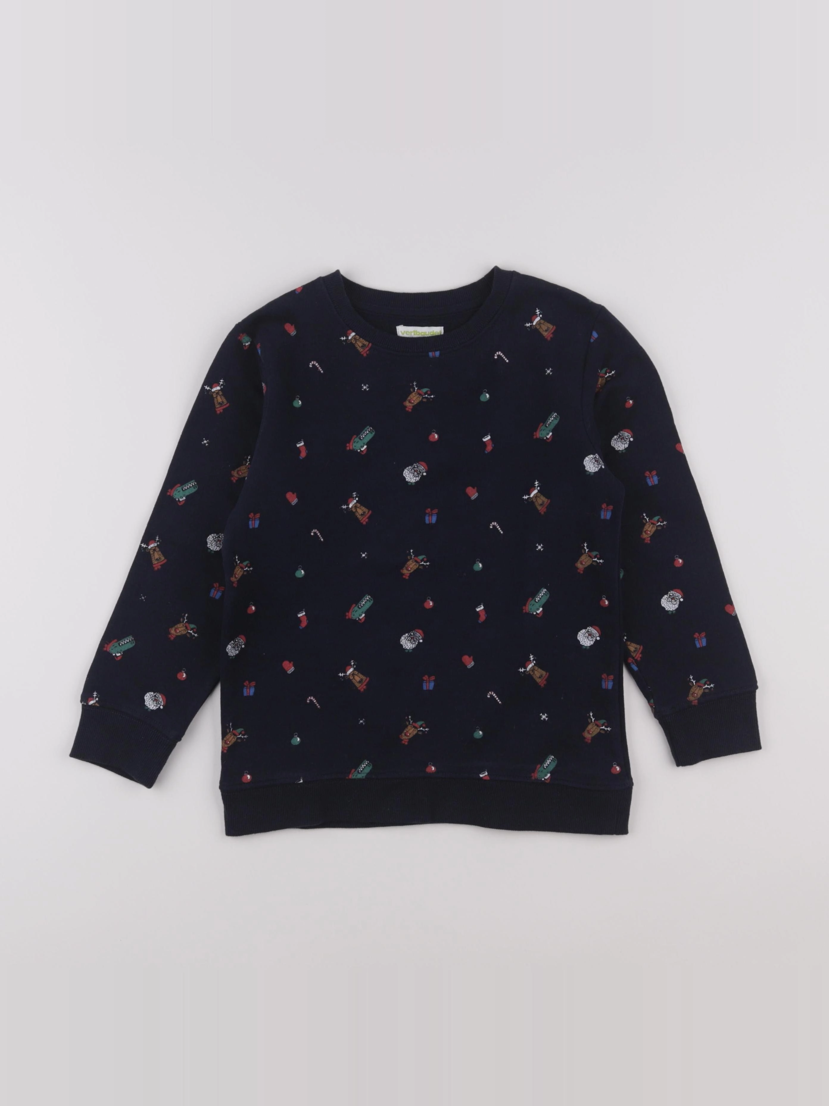 Vertbaudet - sweat bleu - 8 ans