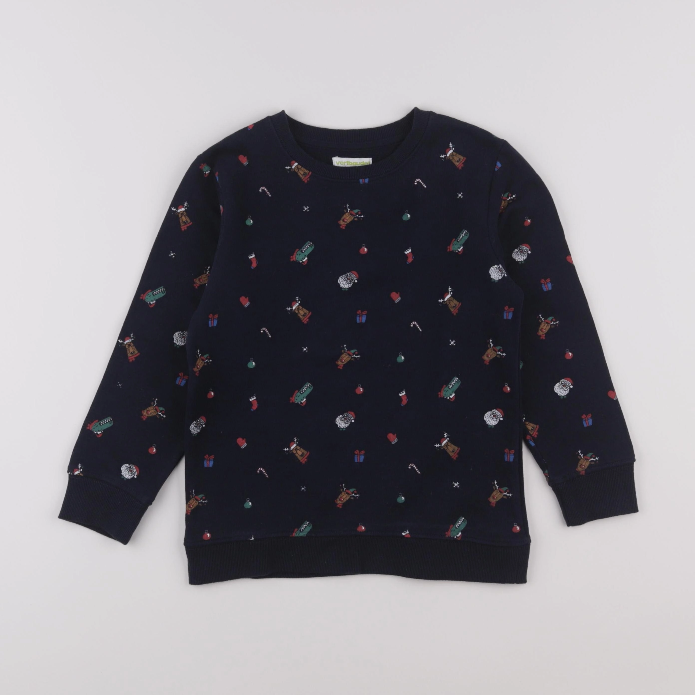 Vertbaudet - sweat bleu - 8 ans