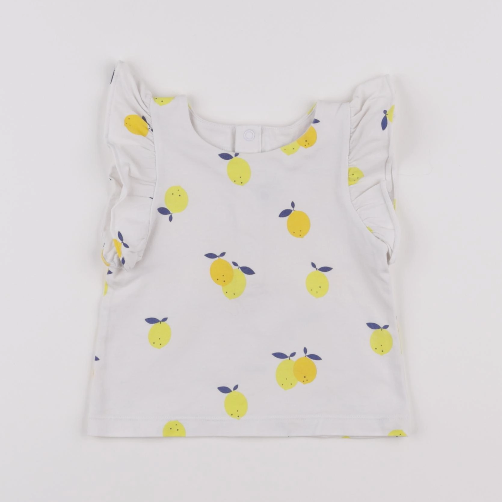 Jacadi - tee-shirt blanc, jaune - 18 mois