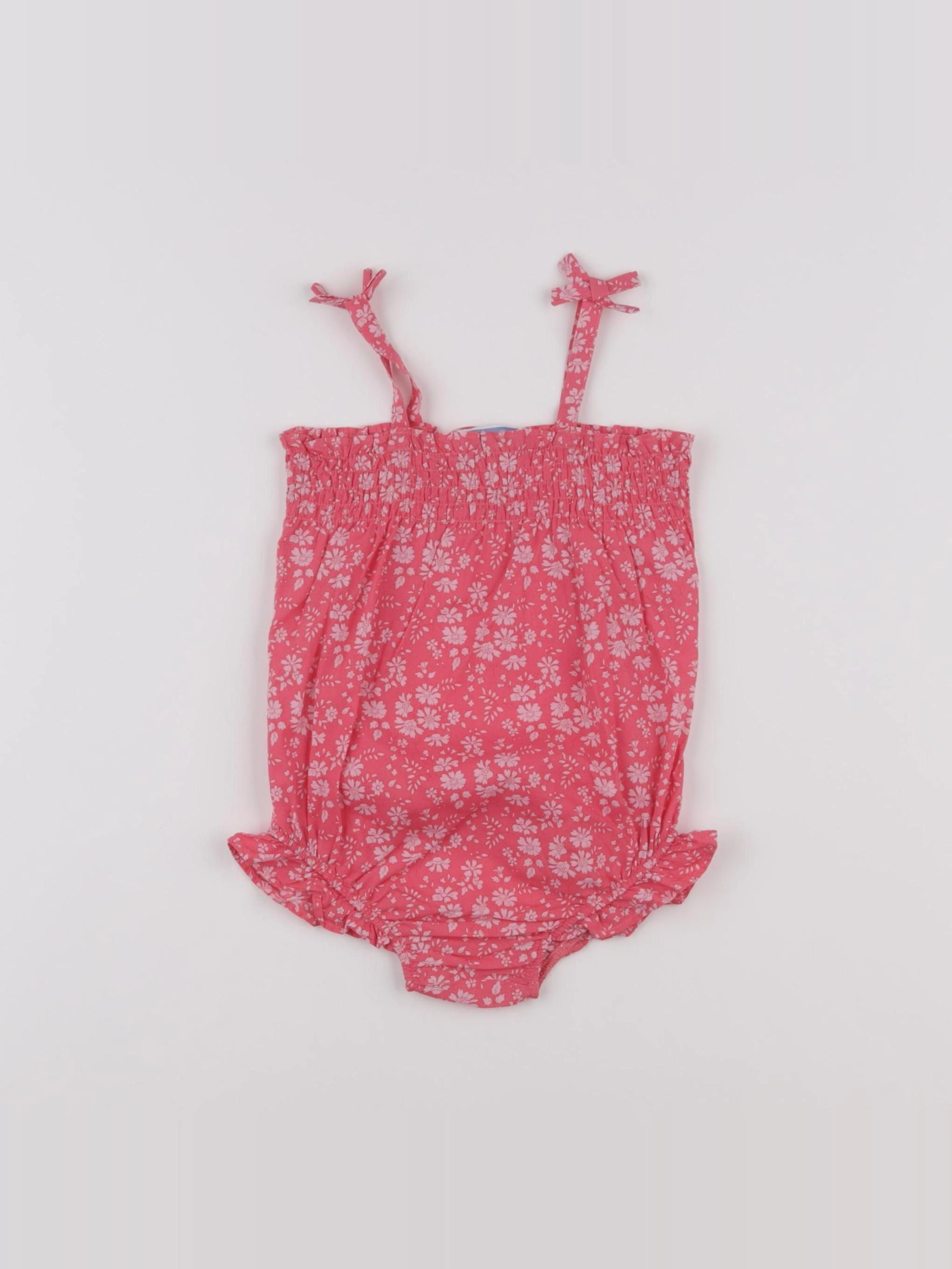Jacadi - combinaison liberty rose - 12 mois