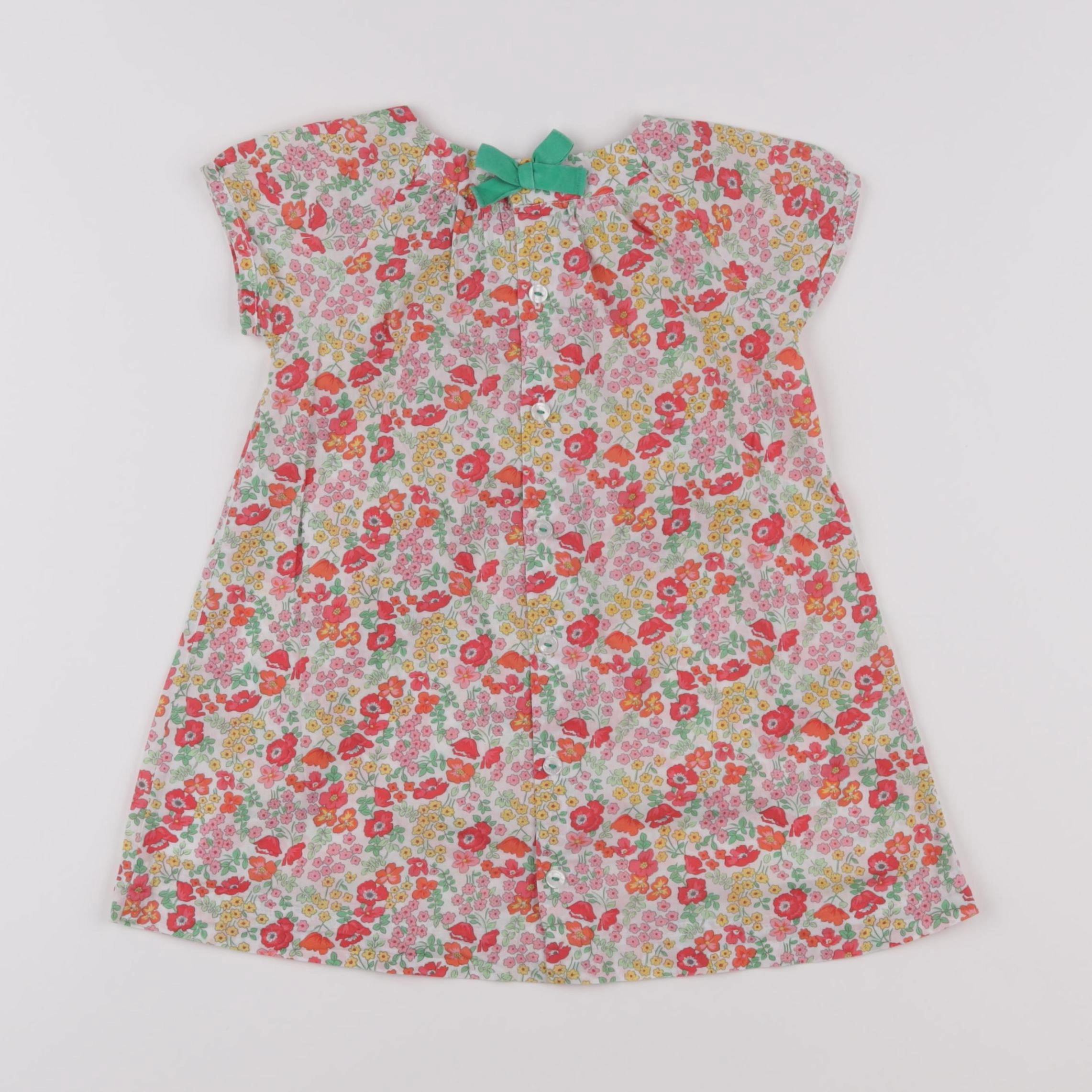 Jacadi - robe liberty multicolore - 24 mois