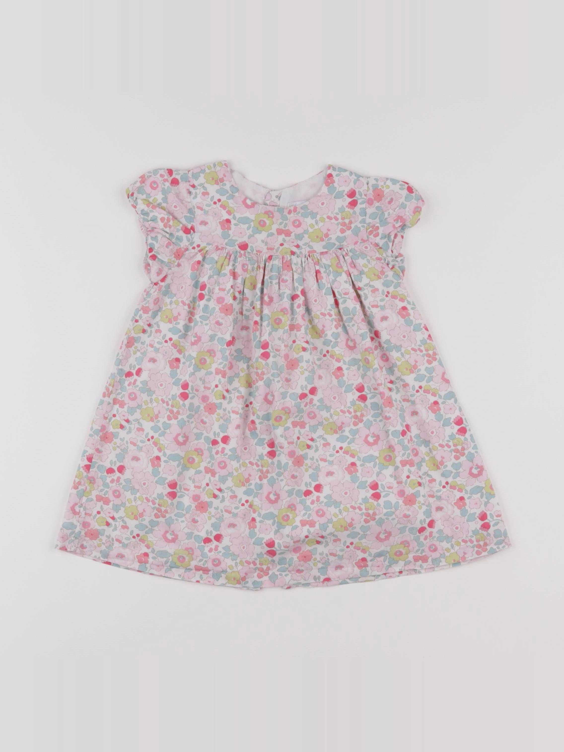 Jacadi - robe liberty multicolore - 18 mois