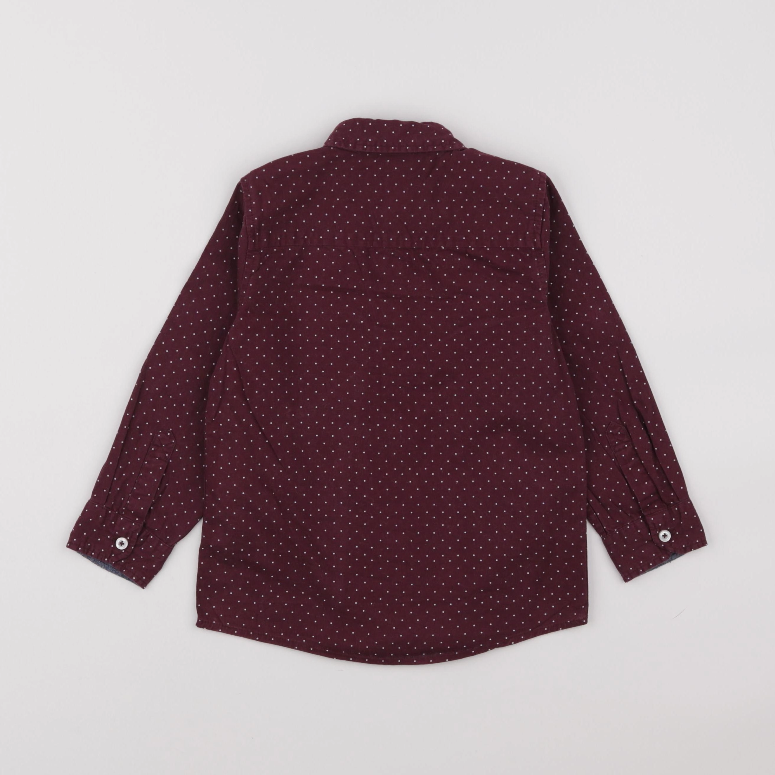 Vertbaudet - chemise rouge - 4 ans