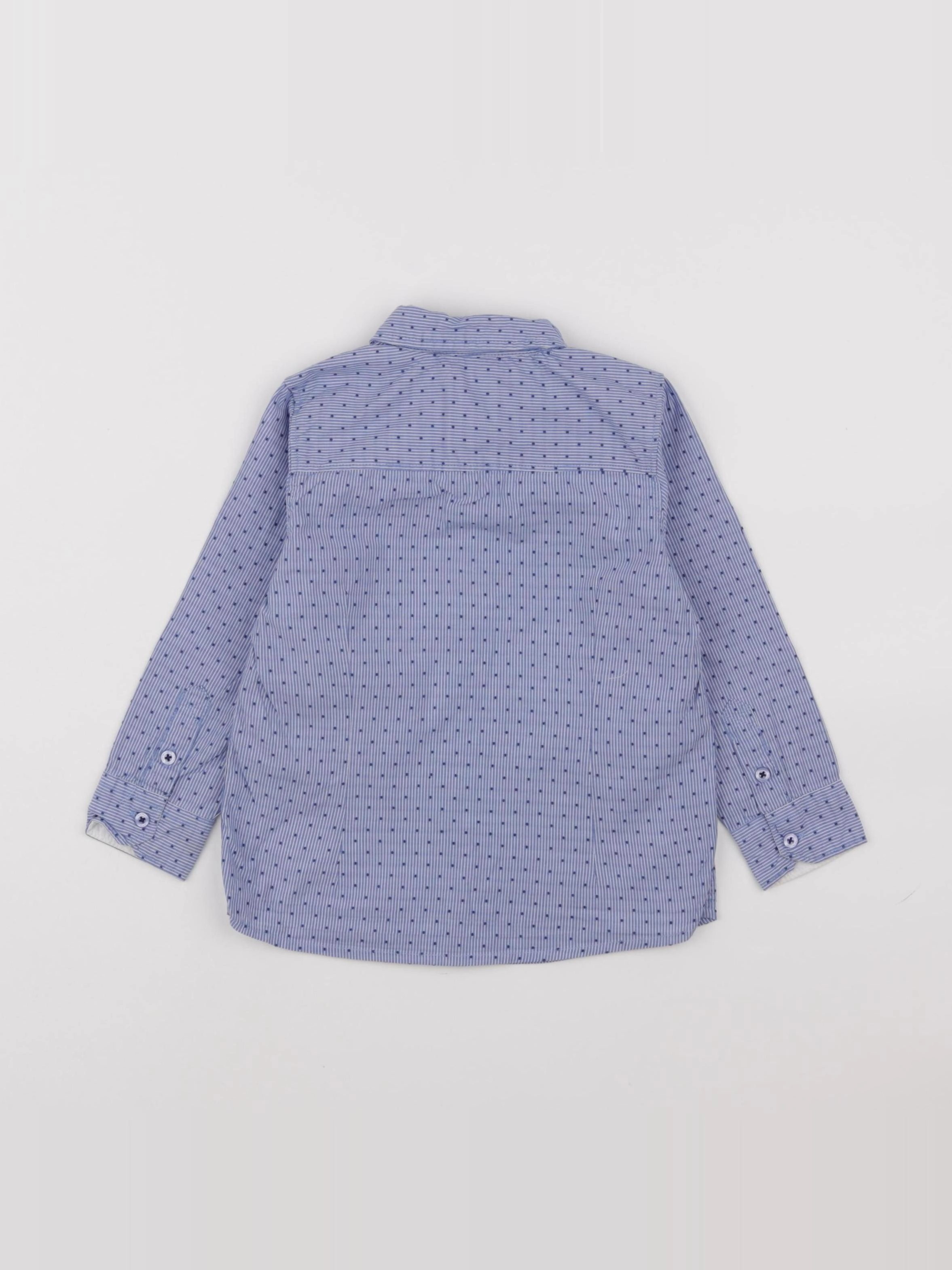 Vertbaudet - chemise bleu - 3 ans