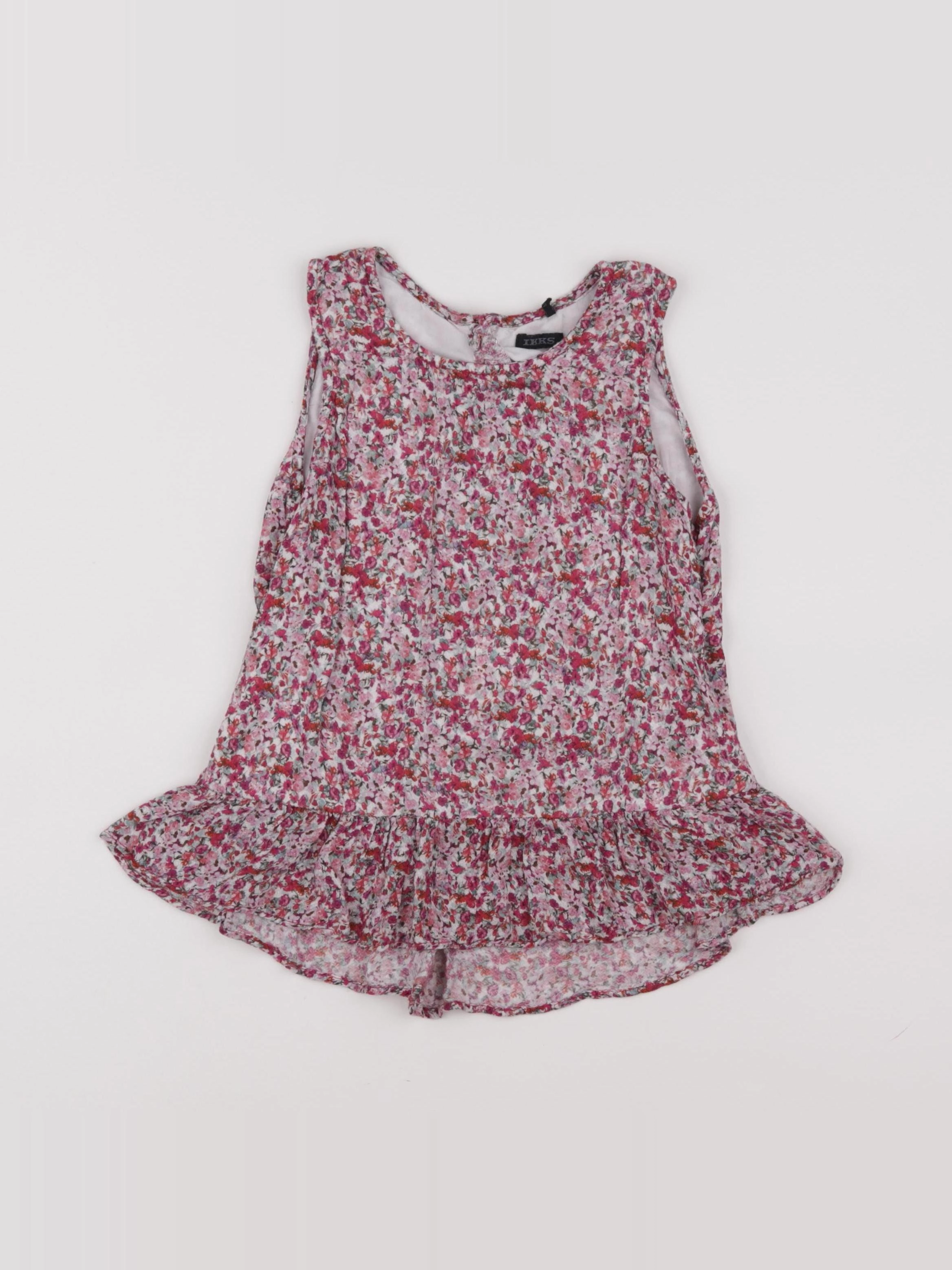 IKKS - blouse rose - 8 ans