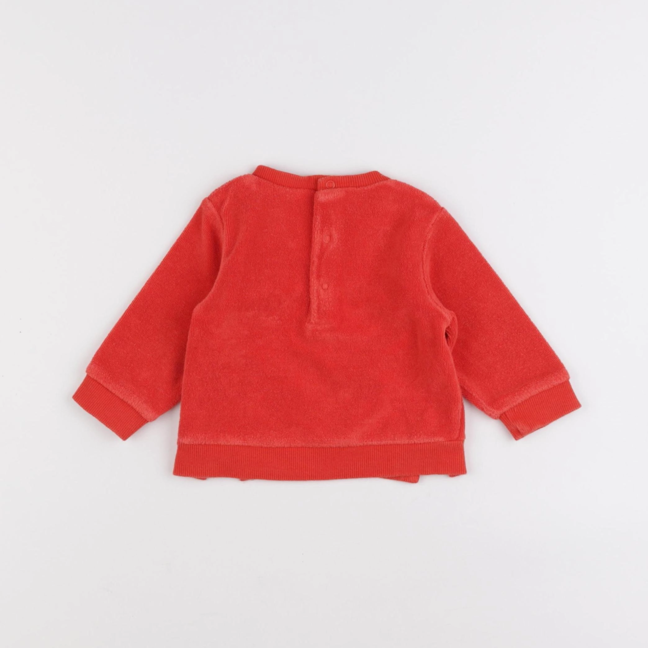 Carrément Beau - pull rouge - 6 mois