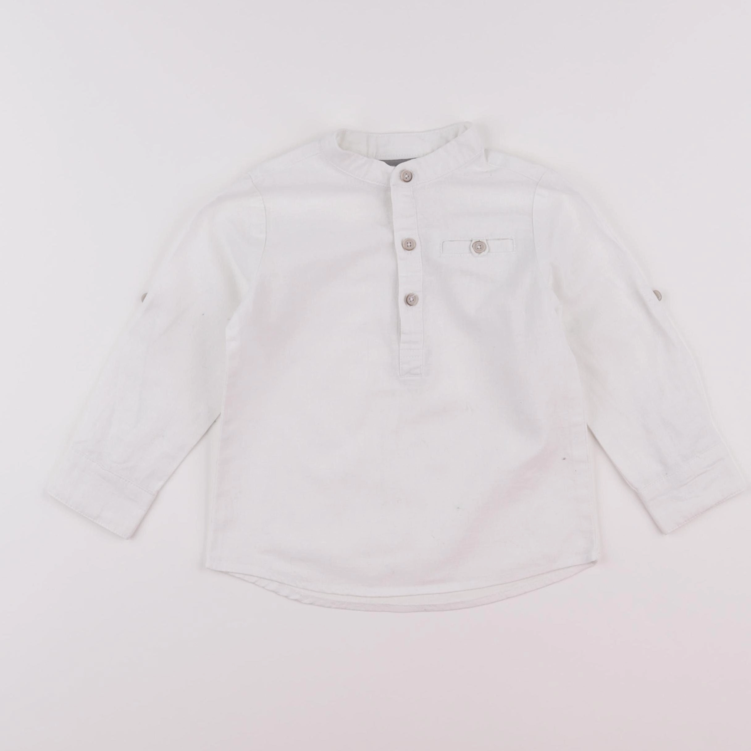 Vertbaudet - chemise blanc - 3 ans