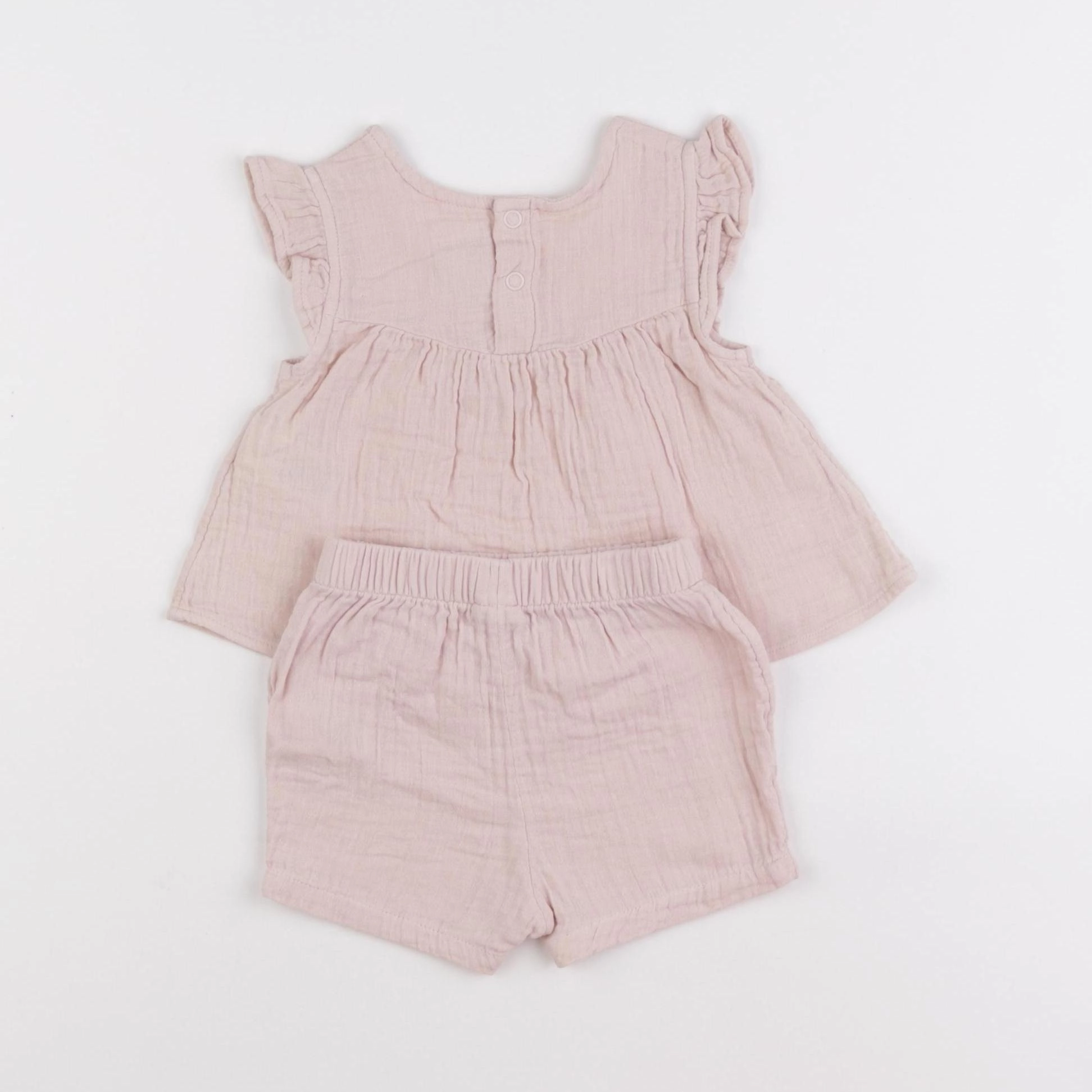 Petit Bateau - ensemble rose - 3 mois