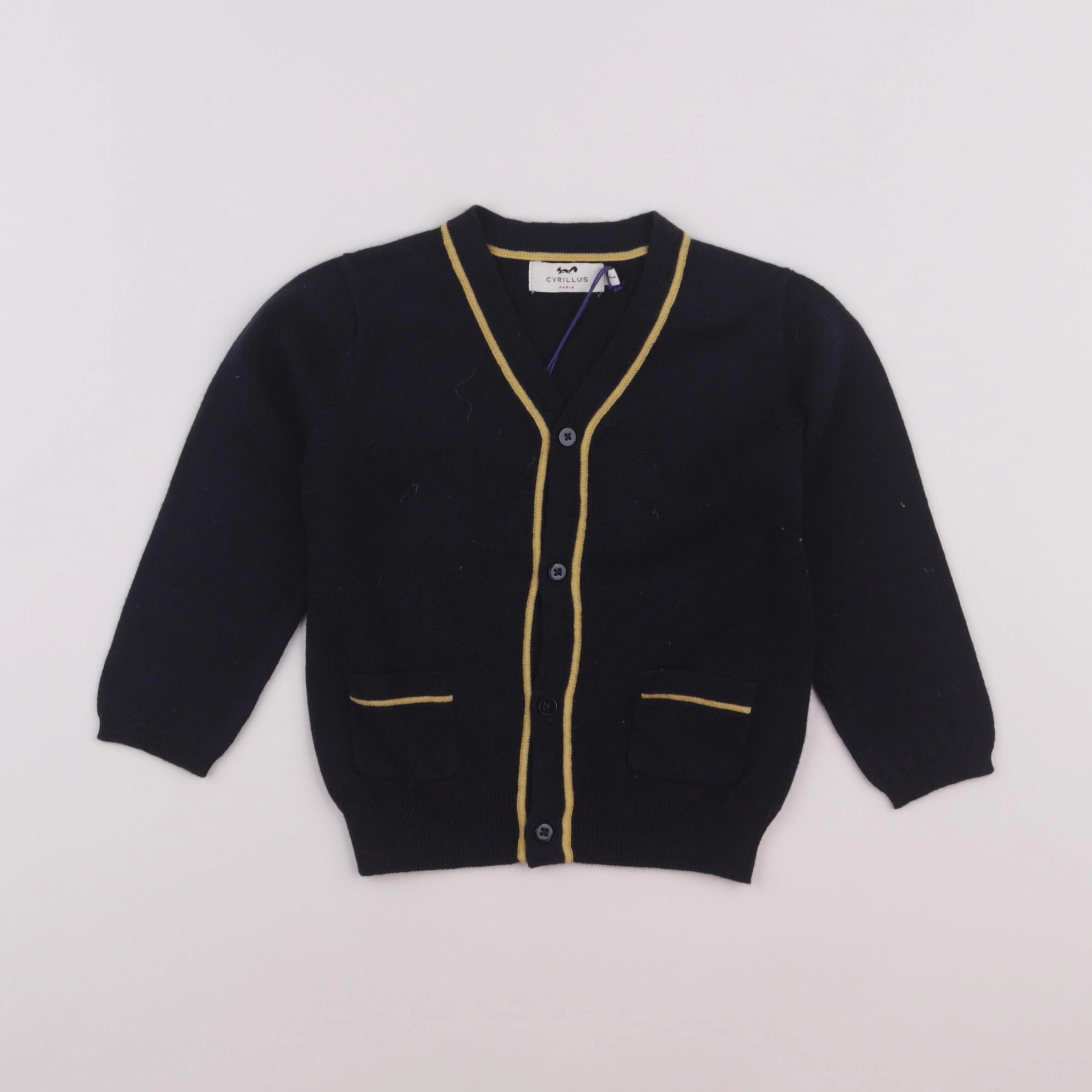 Cyrillus - gilet bleu - 24 mois