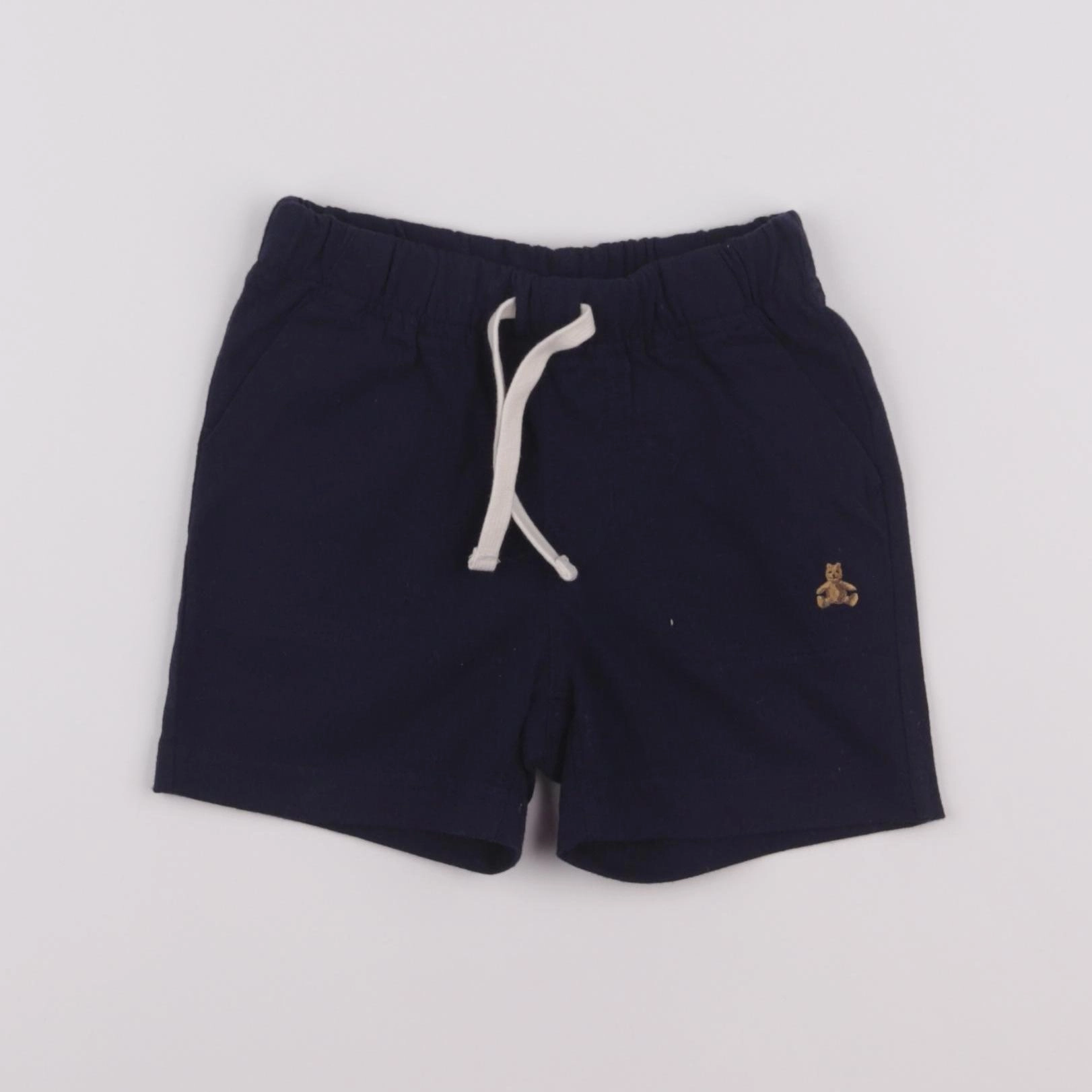 GAP - short bleu - 12/18 mois
