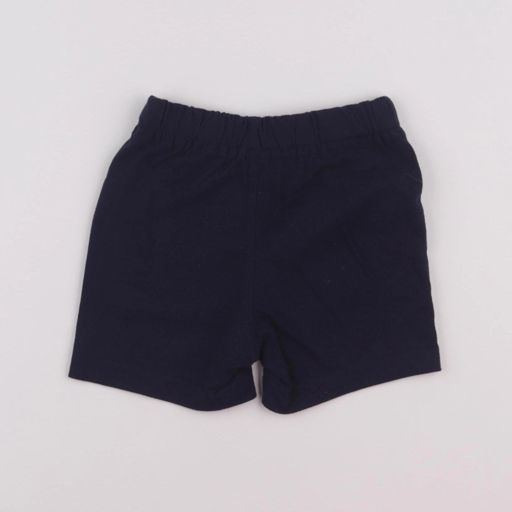 GAP - short bleu - 12/18 mois