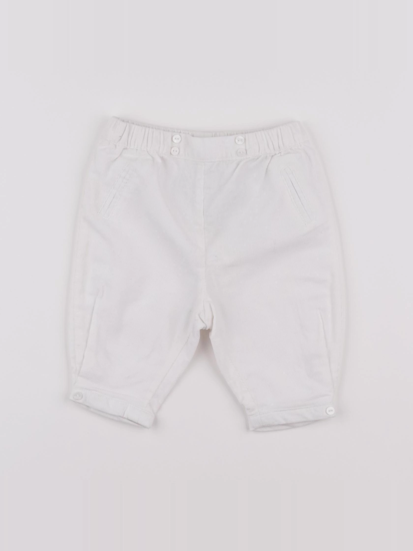 Cyrillus - pantalon blanc - 3 mois