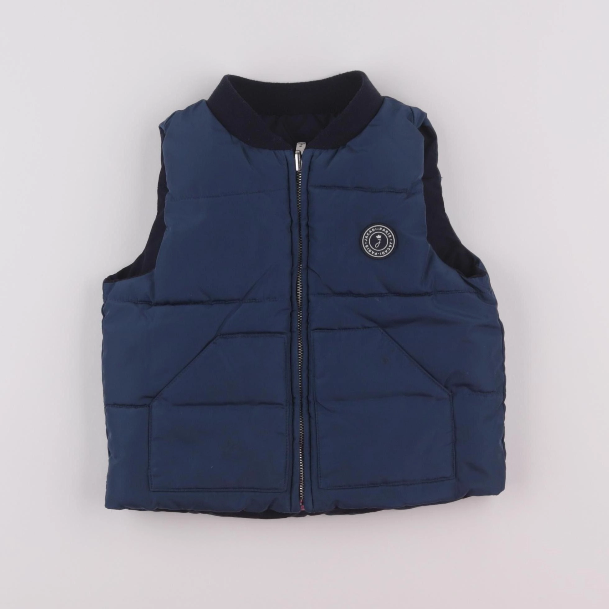 Jacadi - doudoune réversible bleu - 24 mois