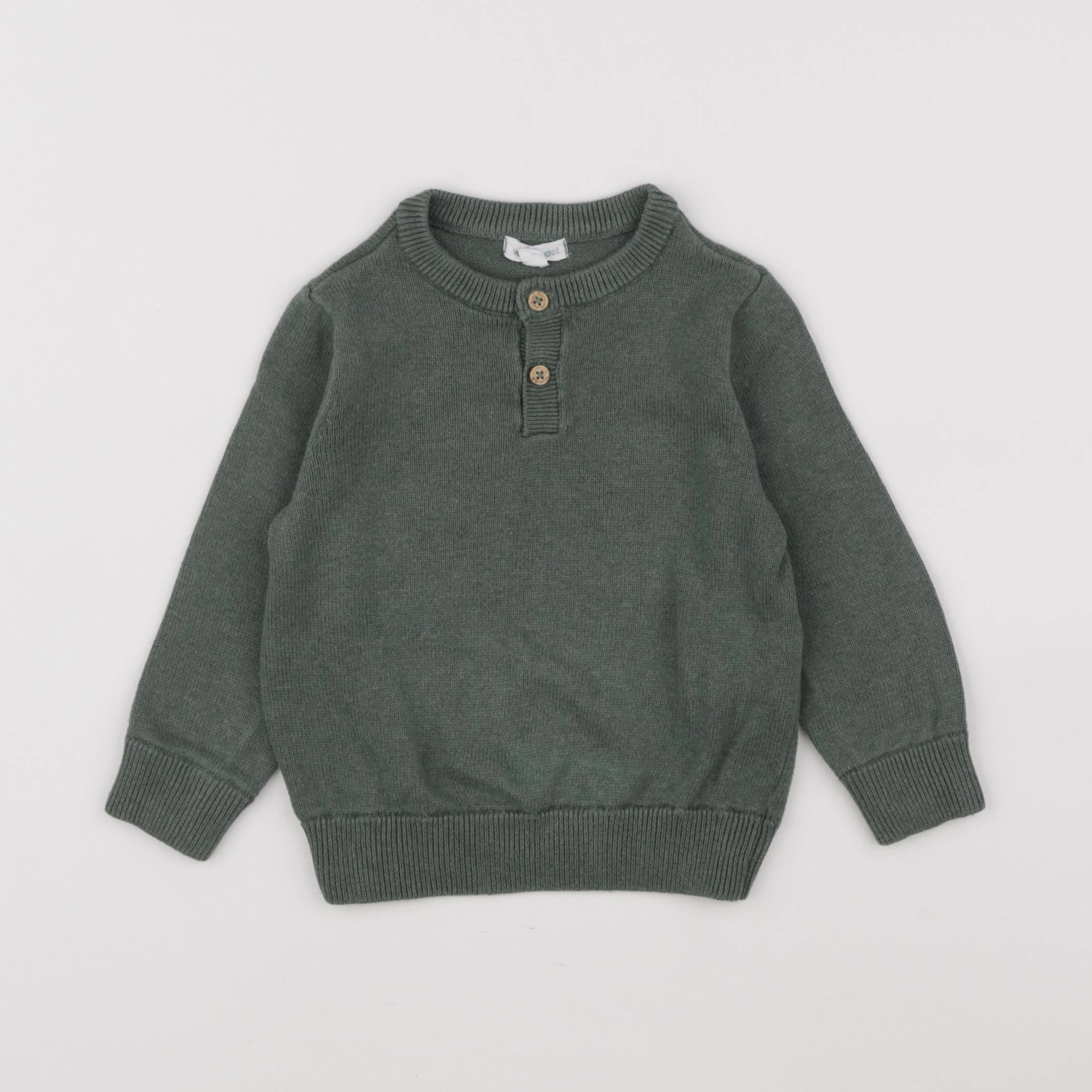 Vertbaudet - pull vert - 3 ans
