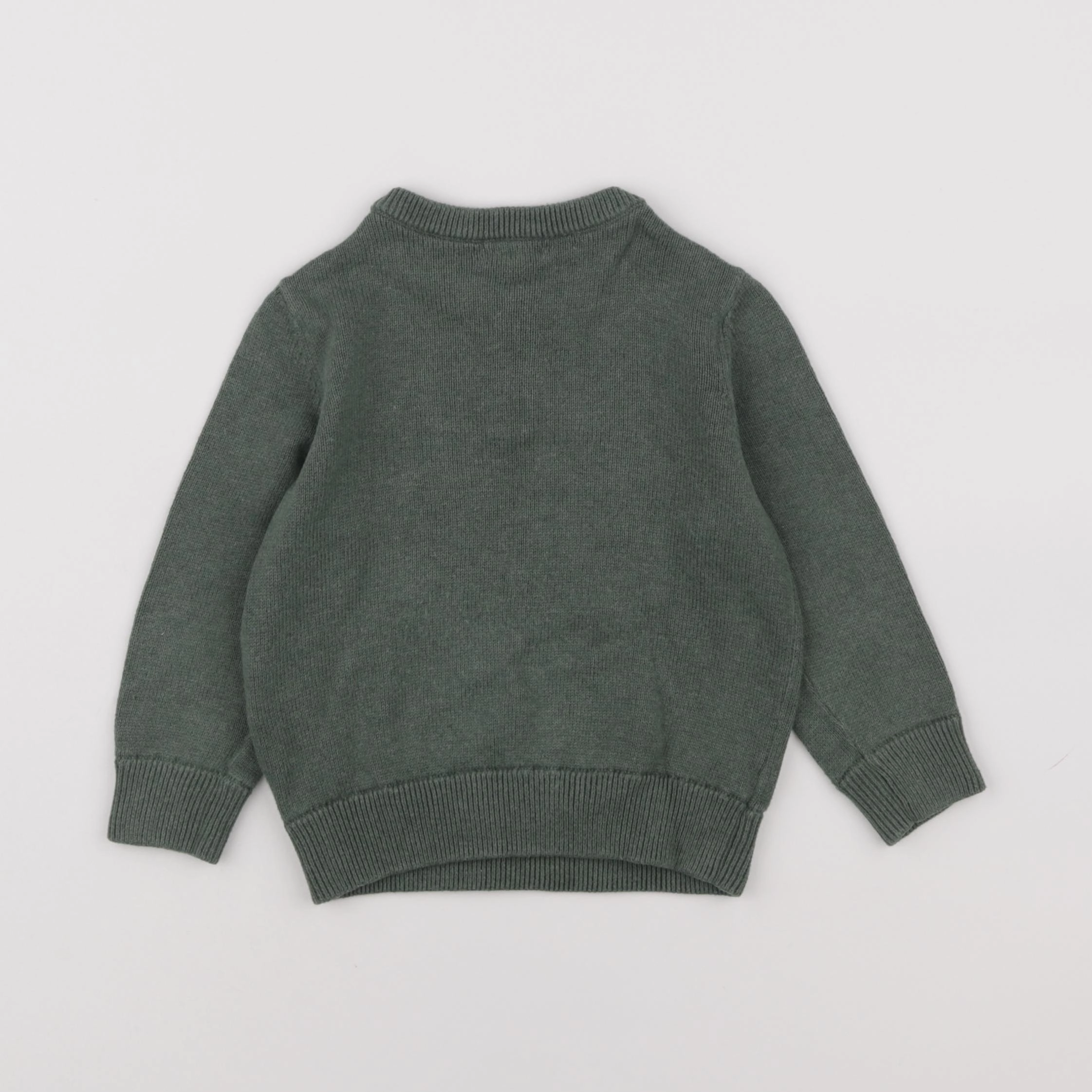 Vertbaudet - pull vert - 3 ans