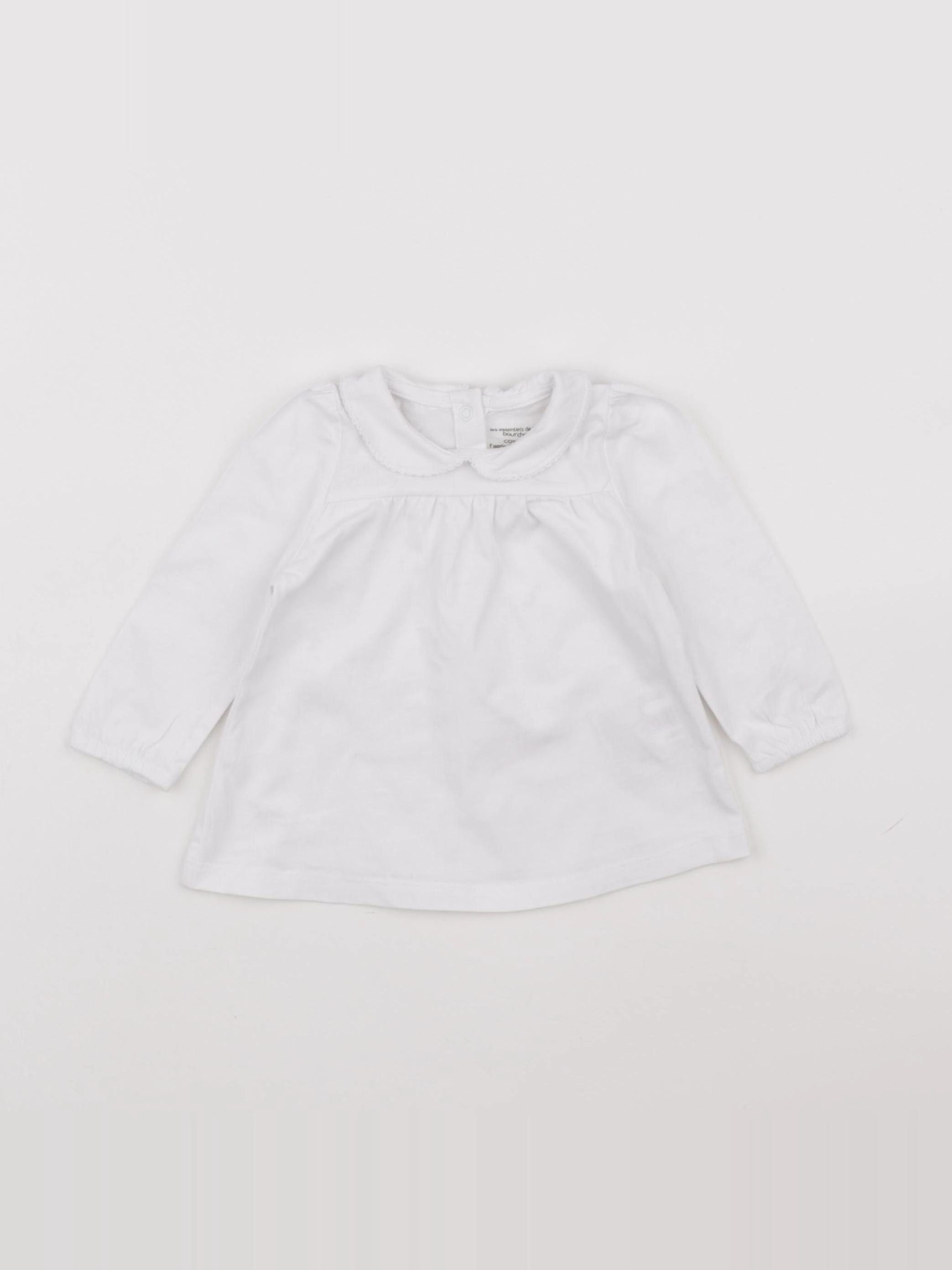 Boutchou - tee-shirt blanc - 6 mois