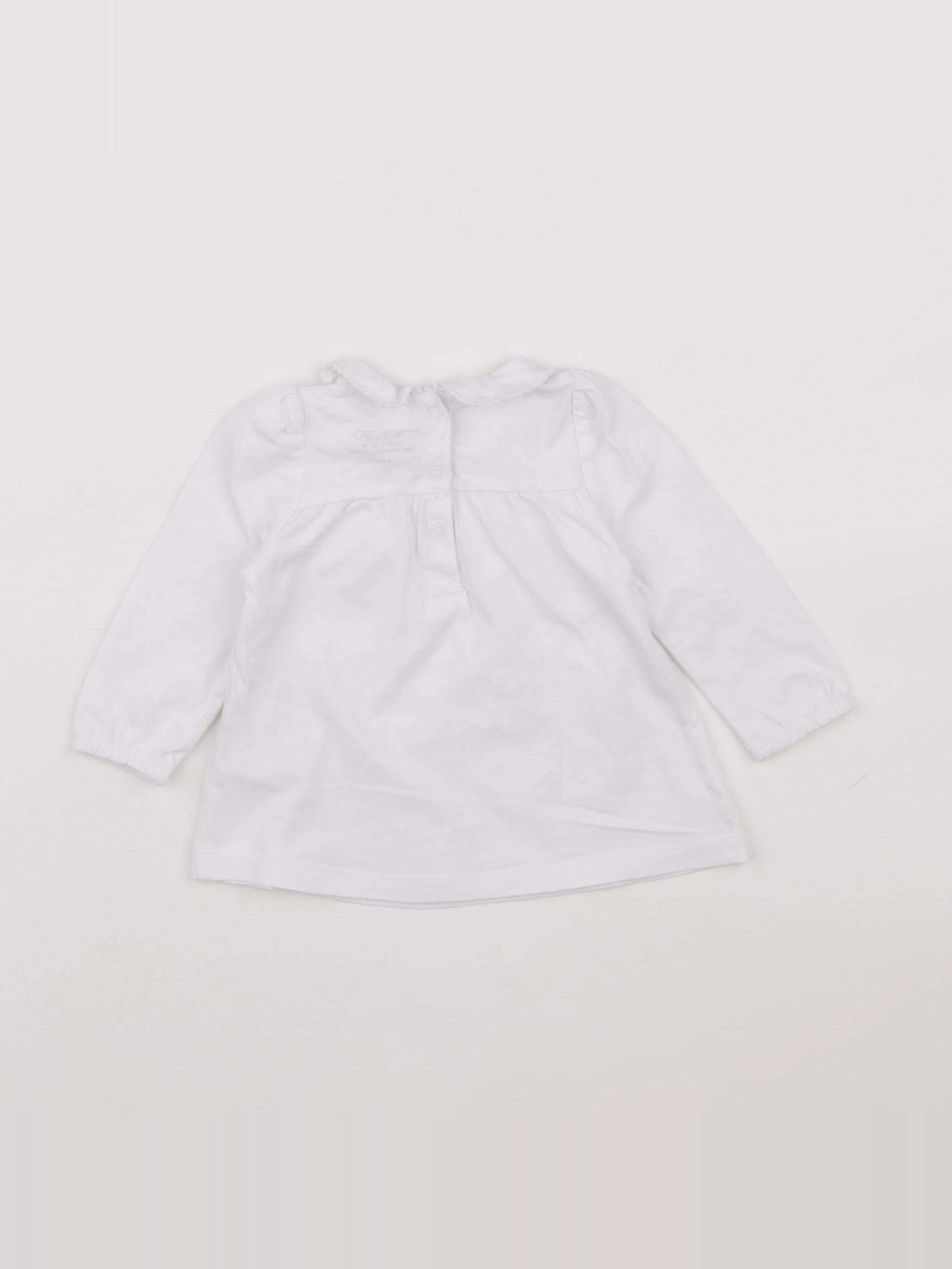 Boutchou - tee-shirt blanc - 6 mois