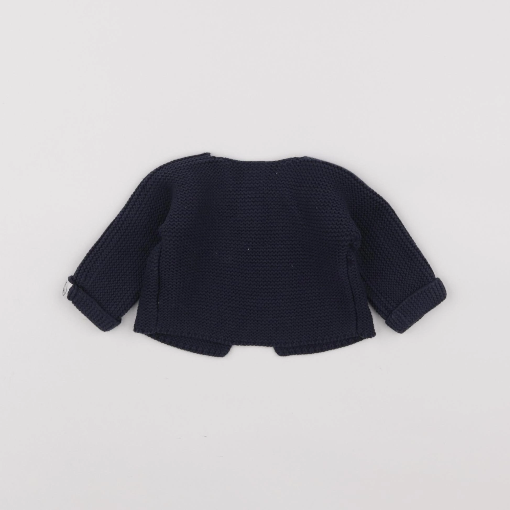 Petit Bateau - gilet bleu - 1 mois