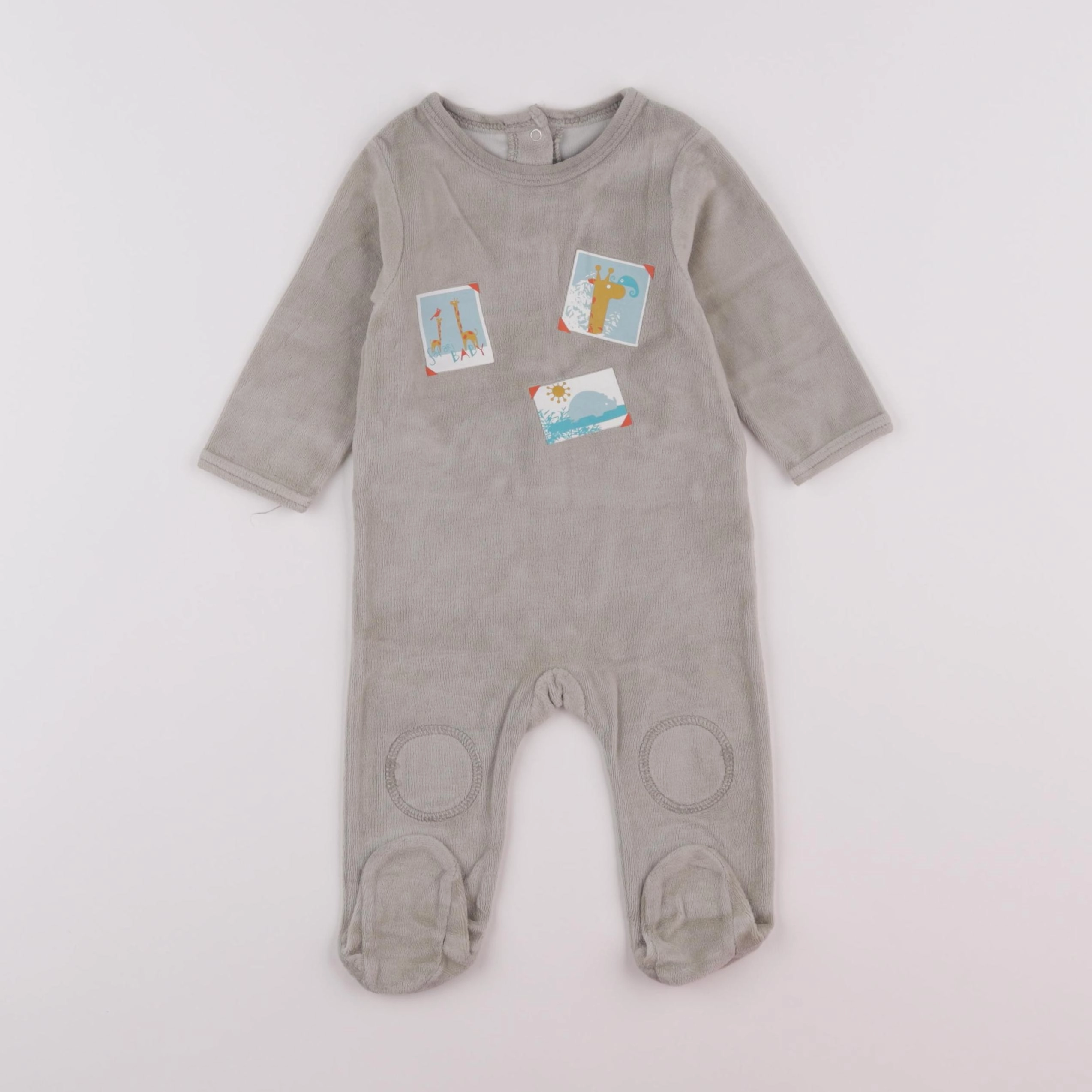 Vertbaudet - pyjama marron - 6 mois