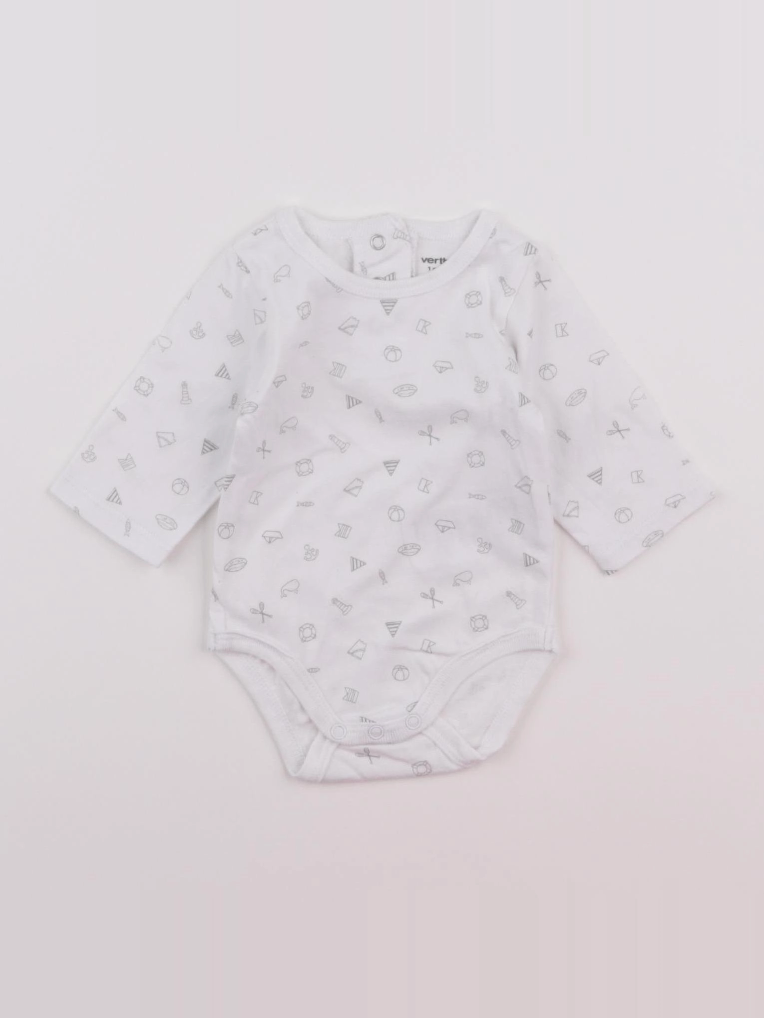 Vertbaudet - body blanc - 1 mois