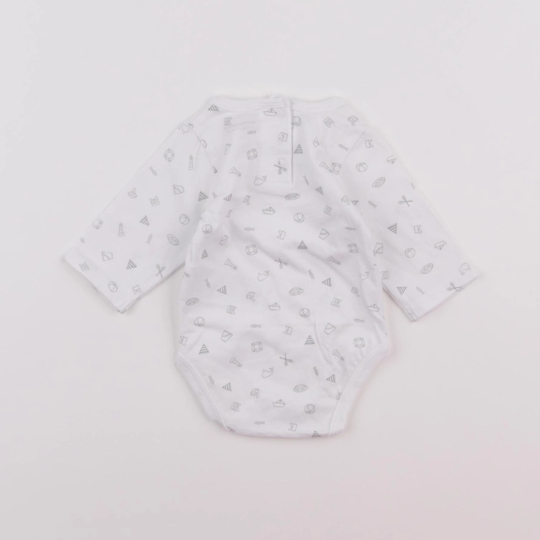 Vertbaudet - body blanc - 1 mois