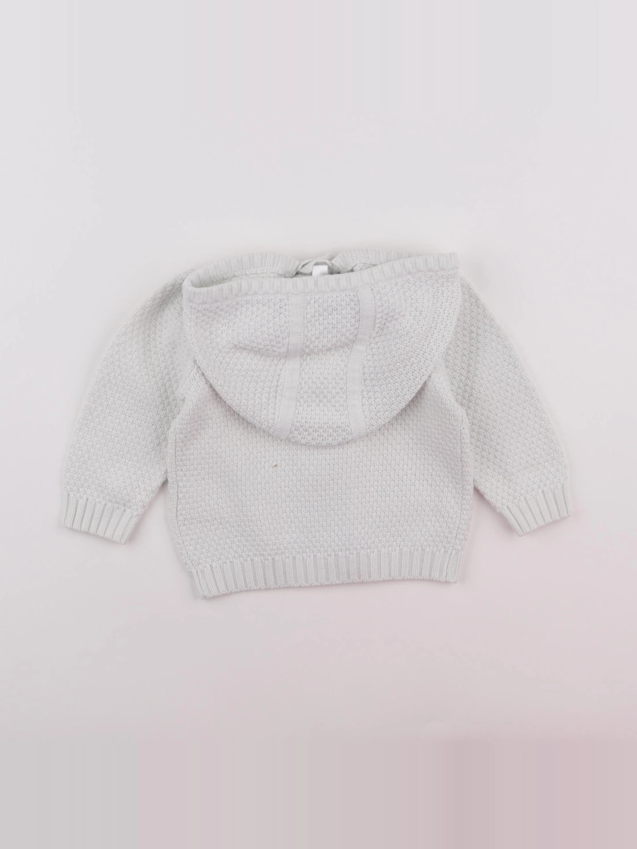 Vertbaudet - gilet blanc - 12 mois