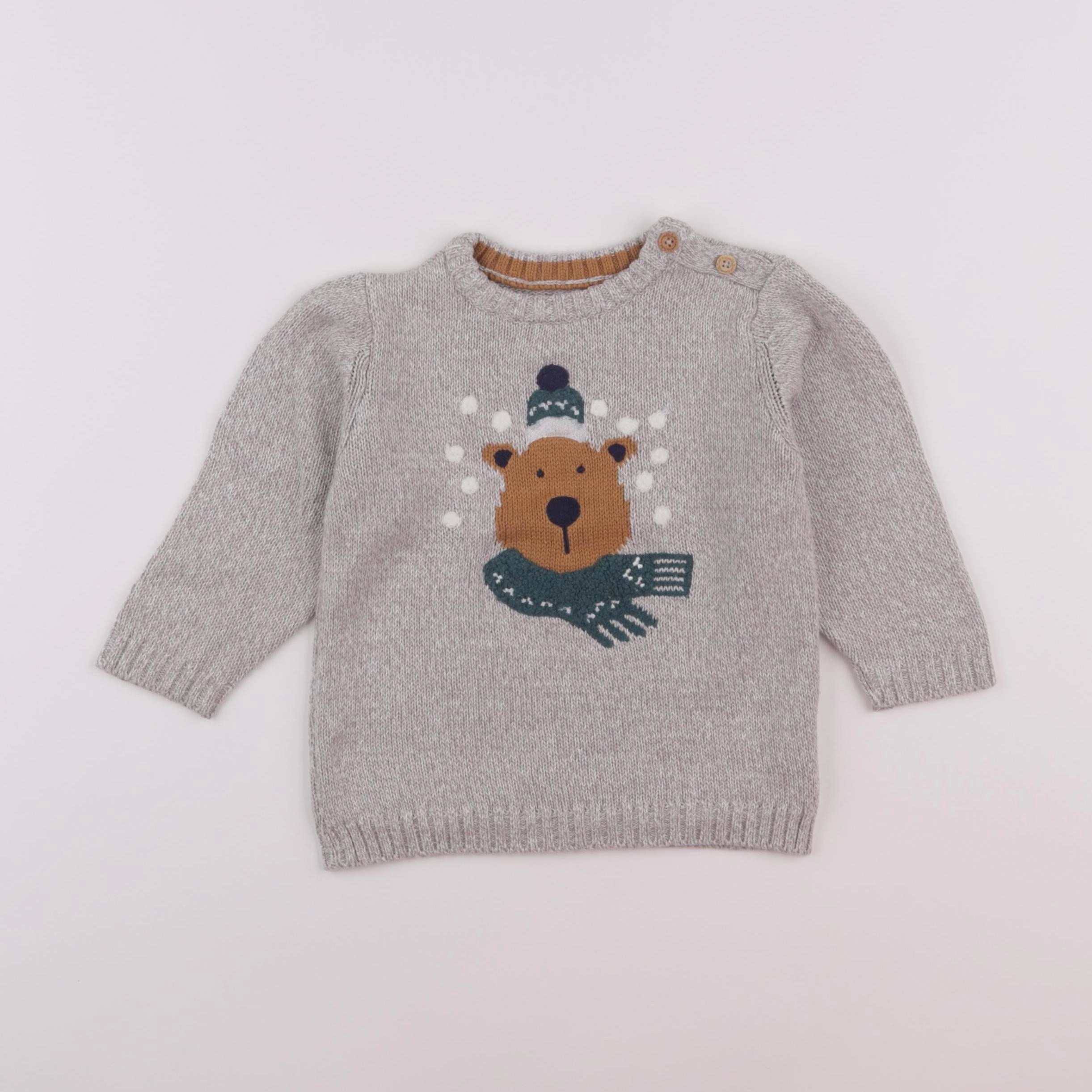 Cadet Rousselle - pull marron - 18 mois