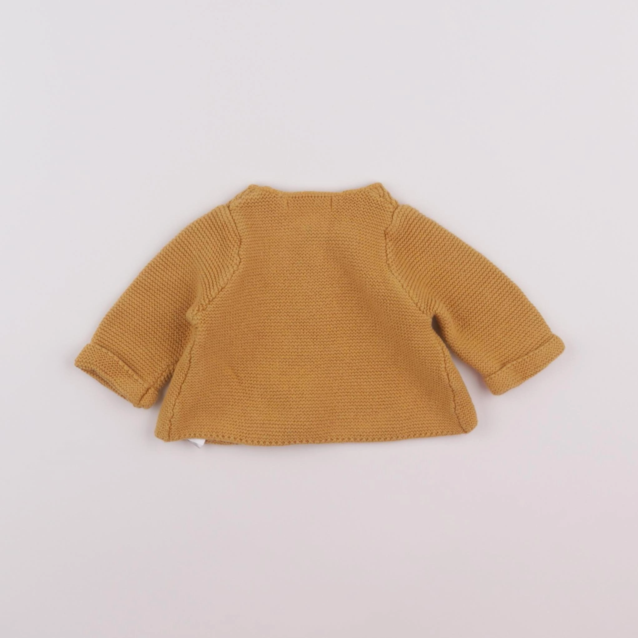 Vertbaudet - gilet jaune - 1 mois