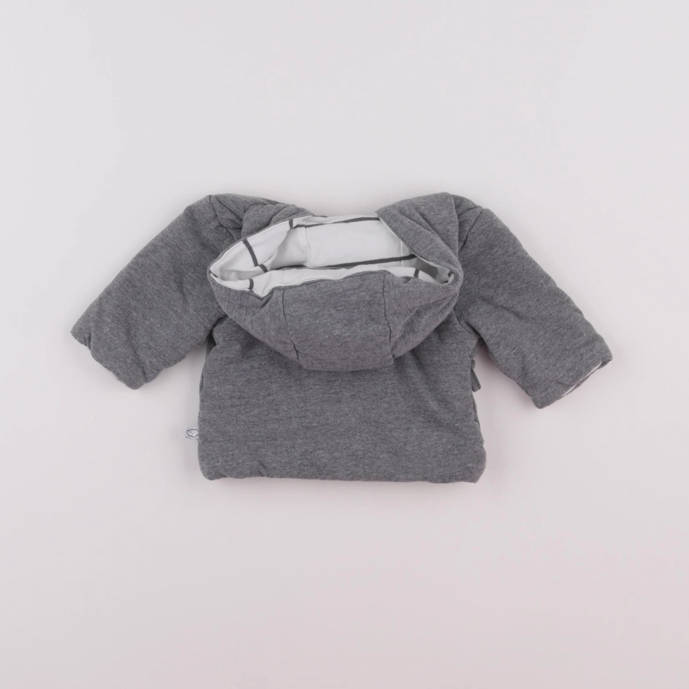 Vertbaudet - sweat gris - 1 mois