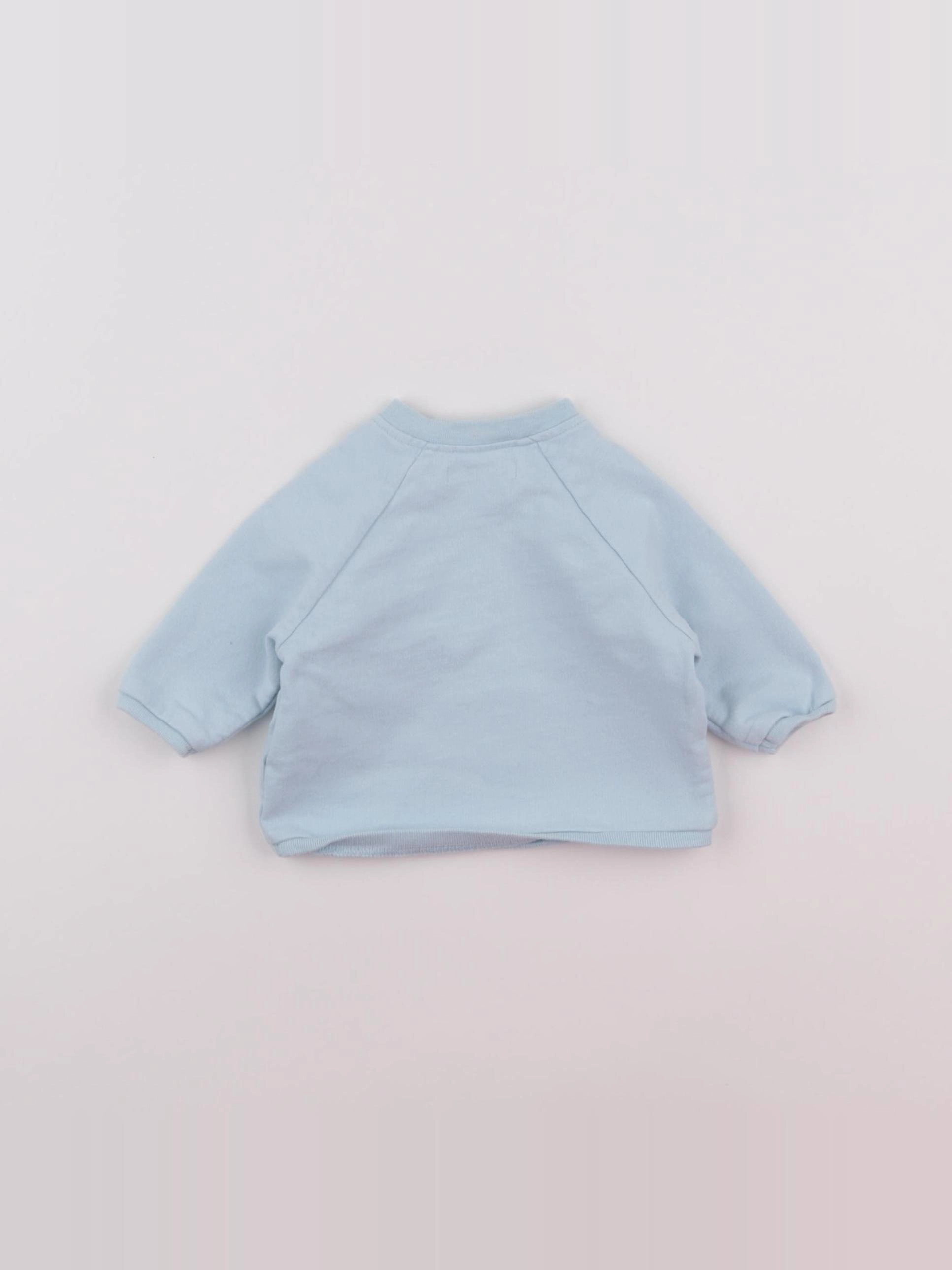 Vertbaudet - sweat bleu - 1 mois