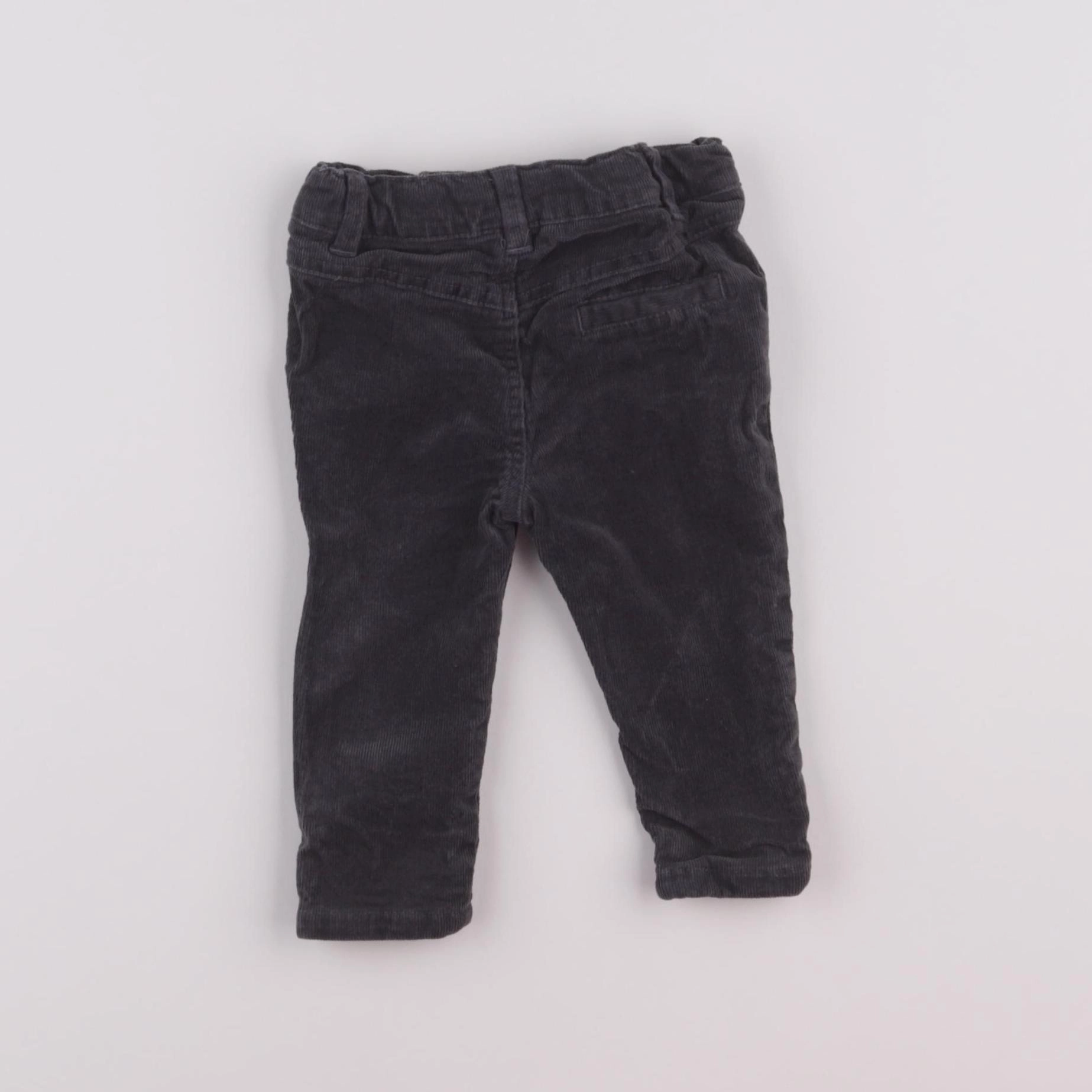 Vertbaudet - pantalon doublé gris - 3 mois