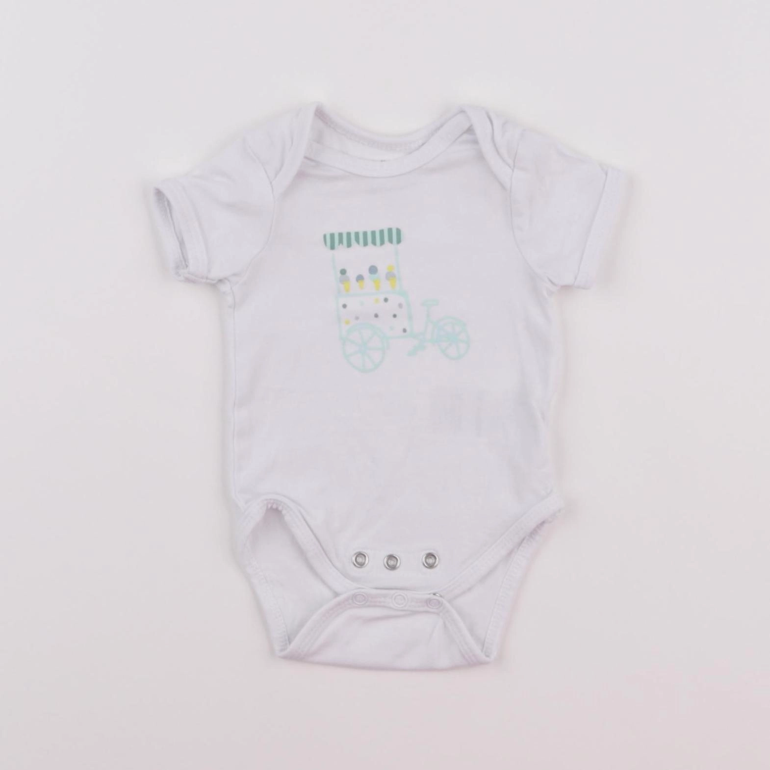 Vertbaudet - body blanc - 1 mois