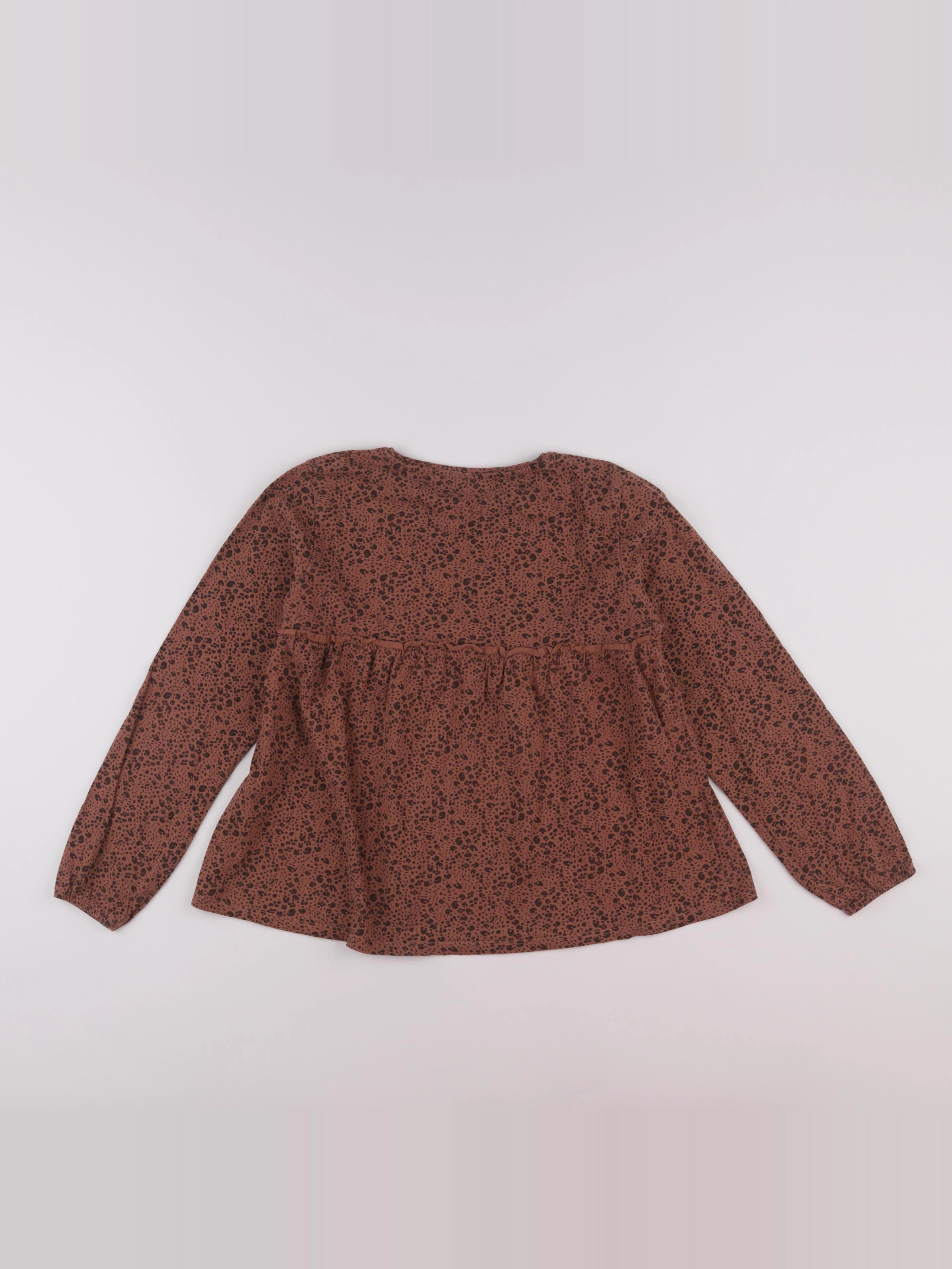 Vertbaudet - tee-shirt marron - 14 ans