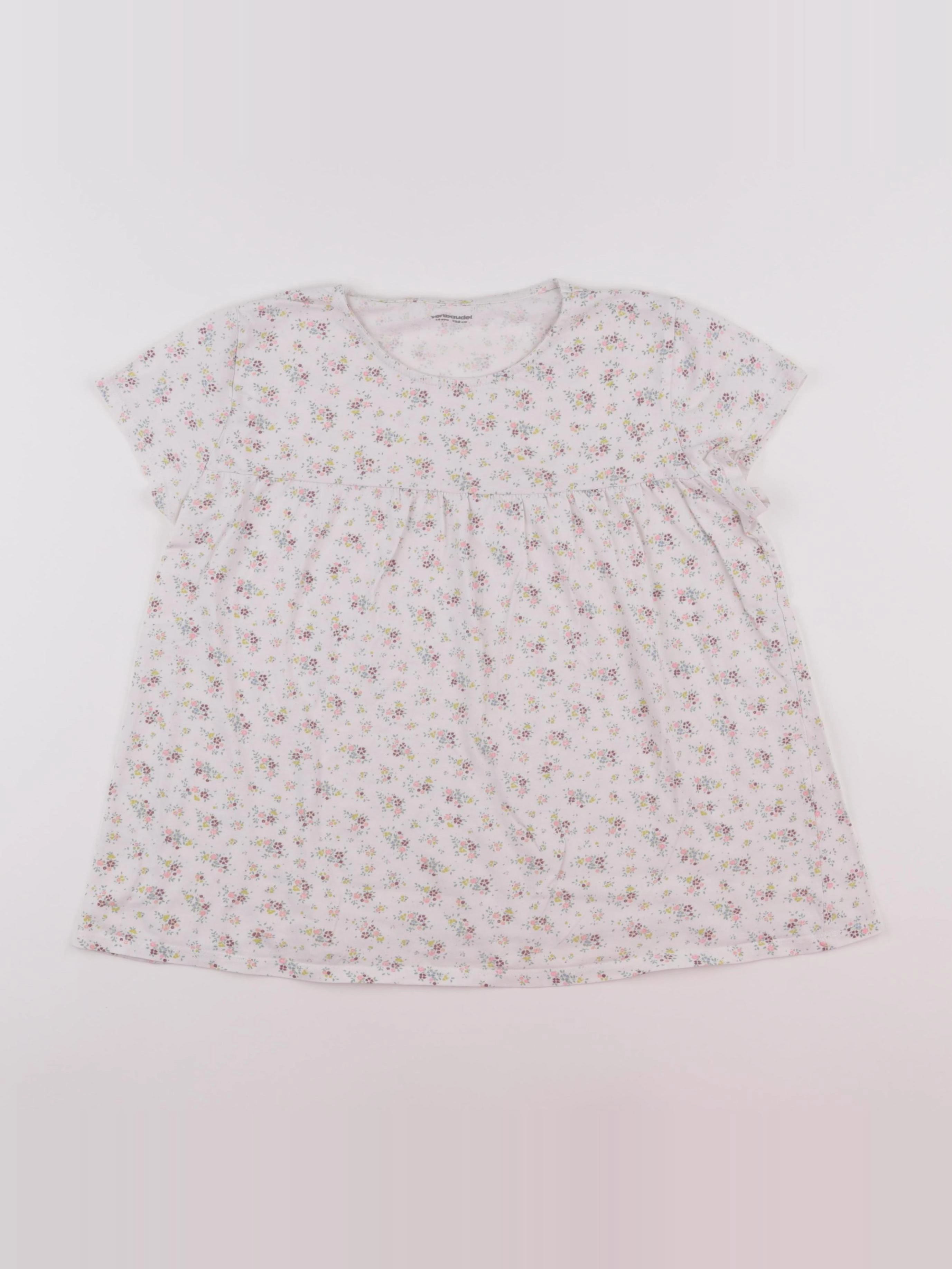 Vertbaudet - tee-shirt blanc - 14 ans