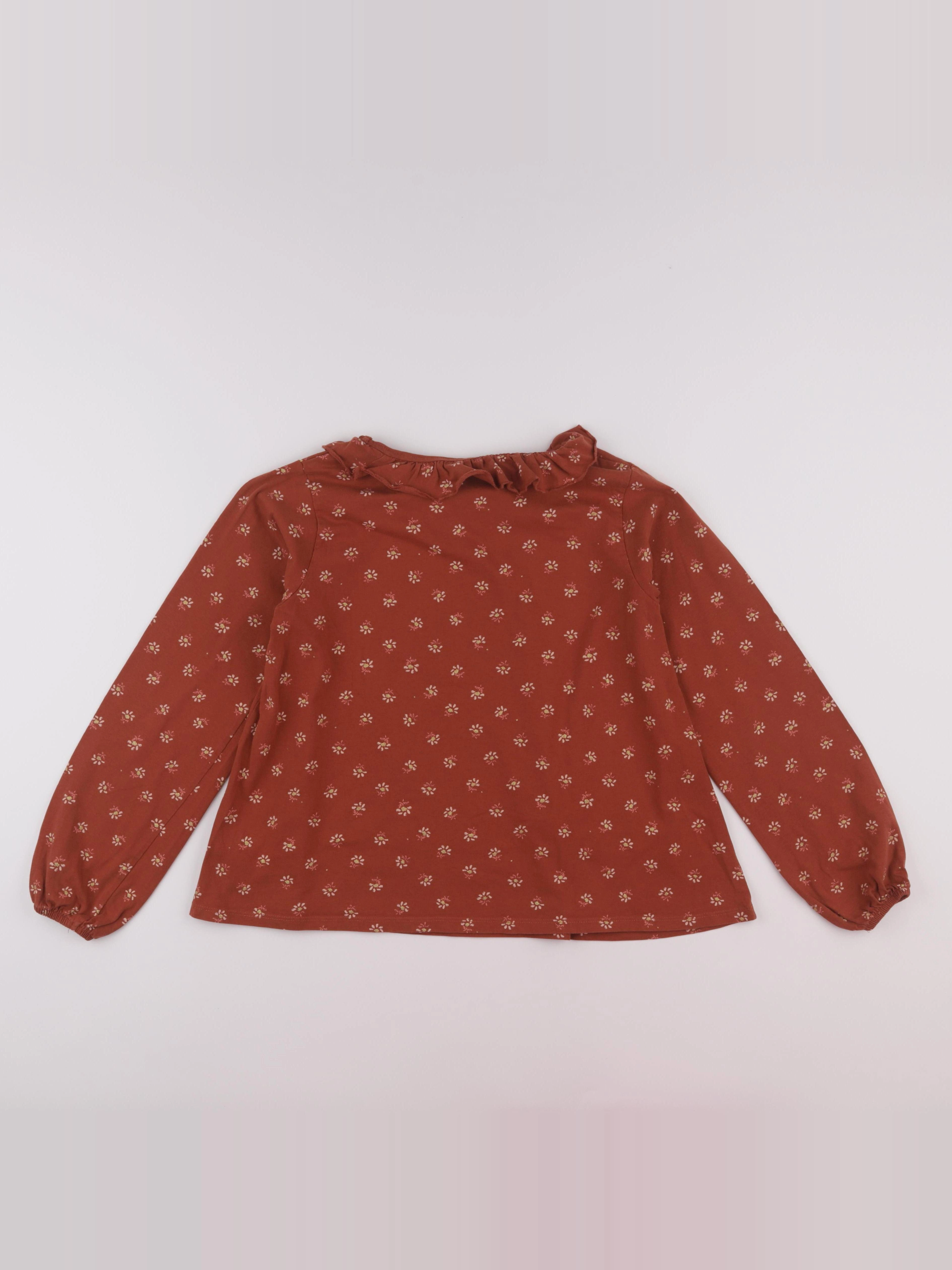 Vertbaudet - tee-shirt marron - 14 ans