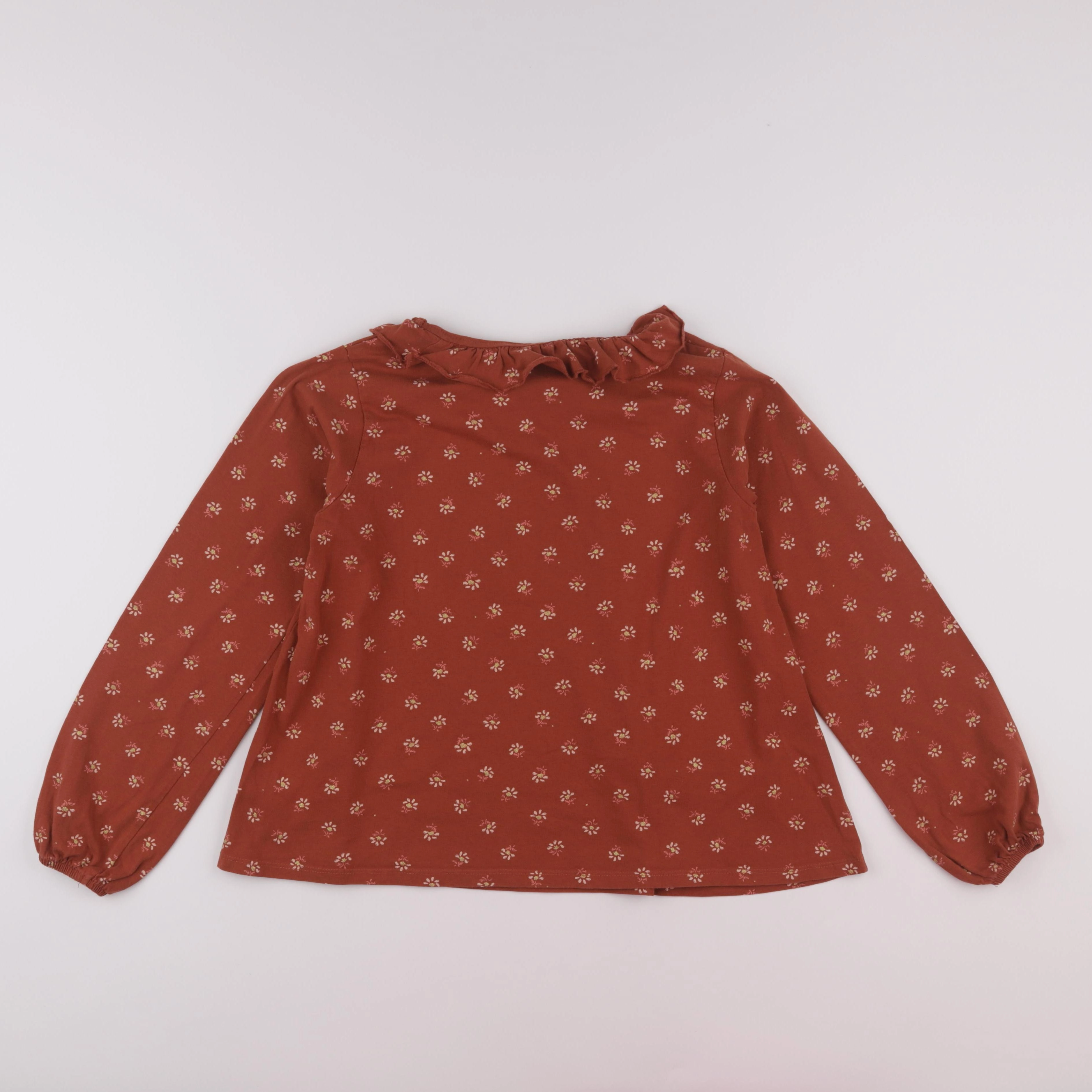 Vertbaudet - tee-shirt marron - 14 ans