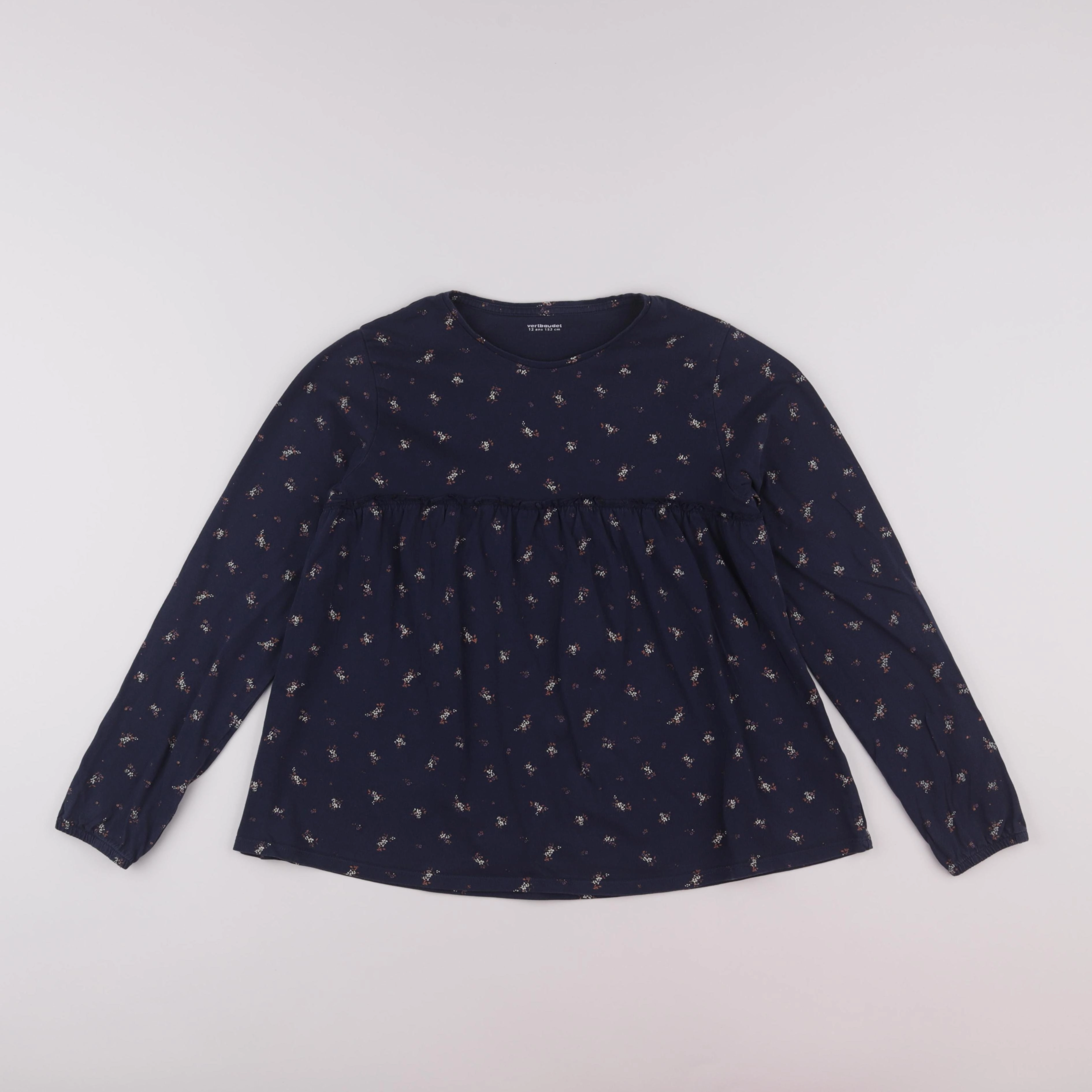 Vertbaudet - tee-shirt bleu - 12 ans