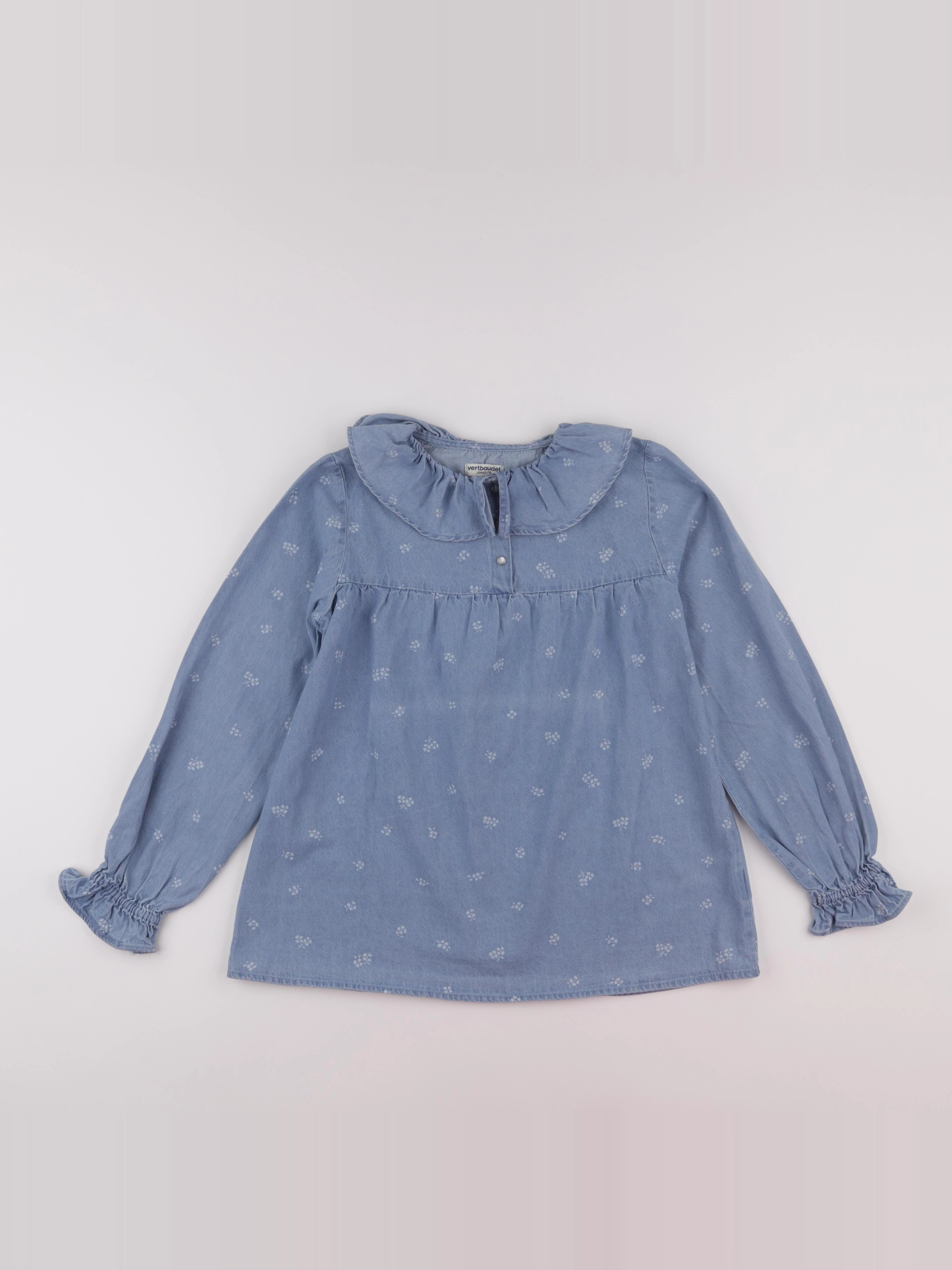 Vertbaudet - blouse bleu - 14 ans
